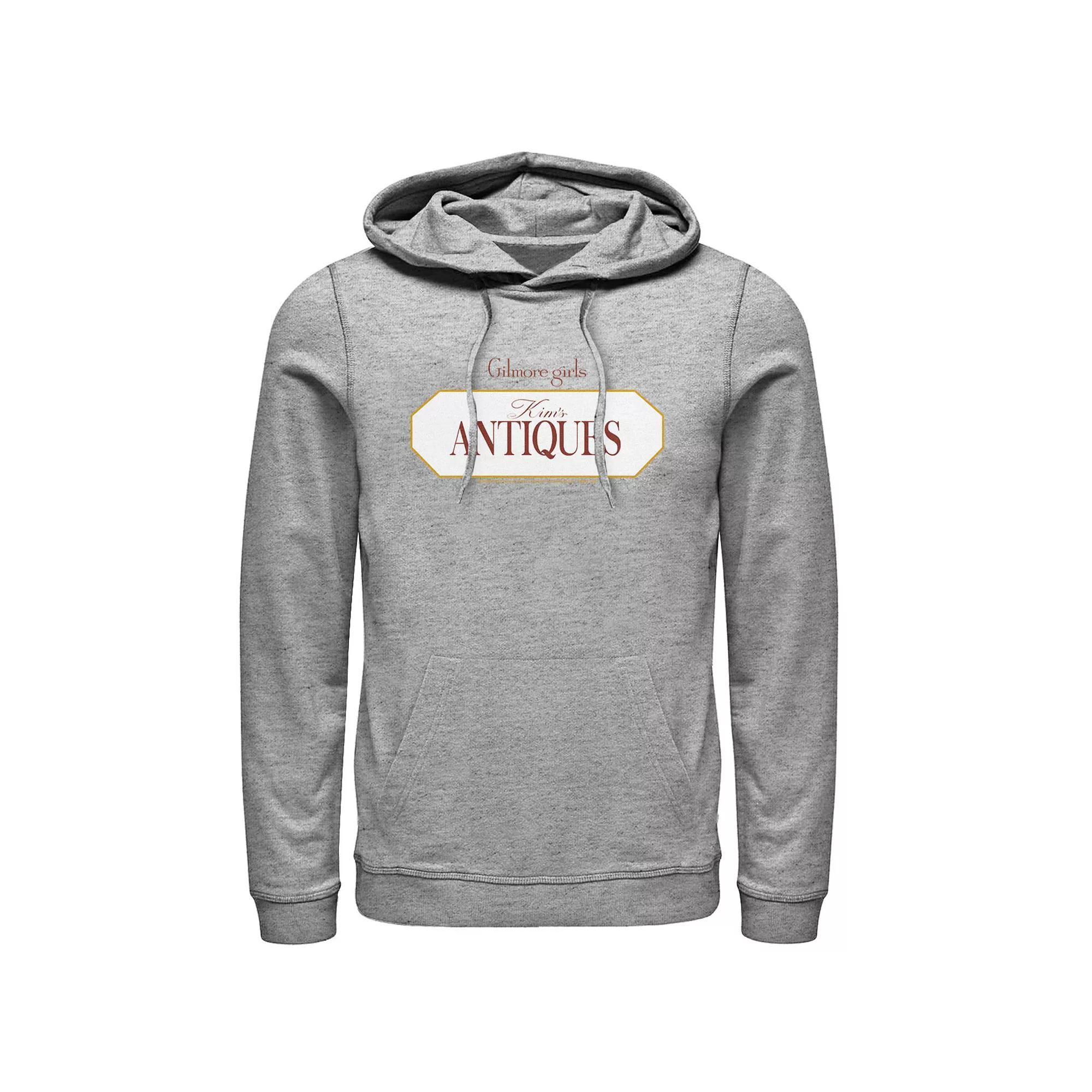 Men's Gilmore Girls Kim's Antiques Logo Sweatshirt, Size: XL, Athletic Grey Product Image