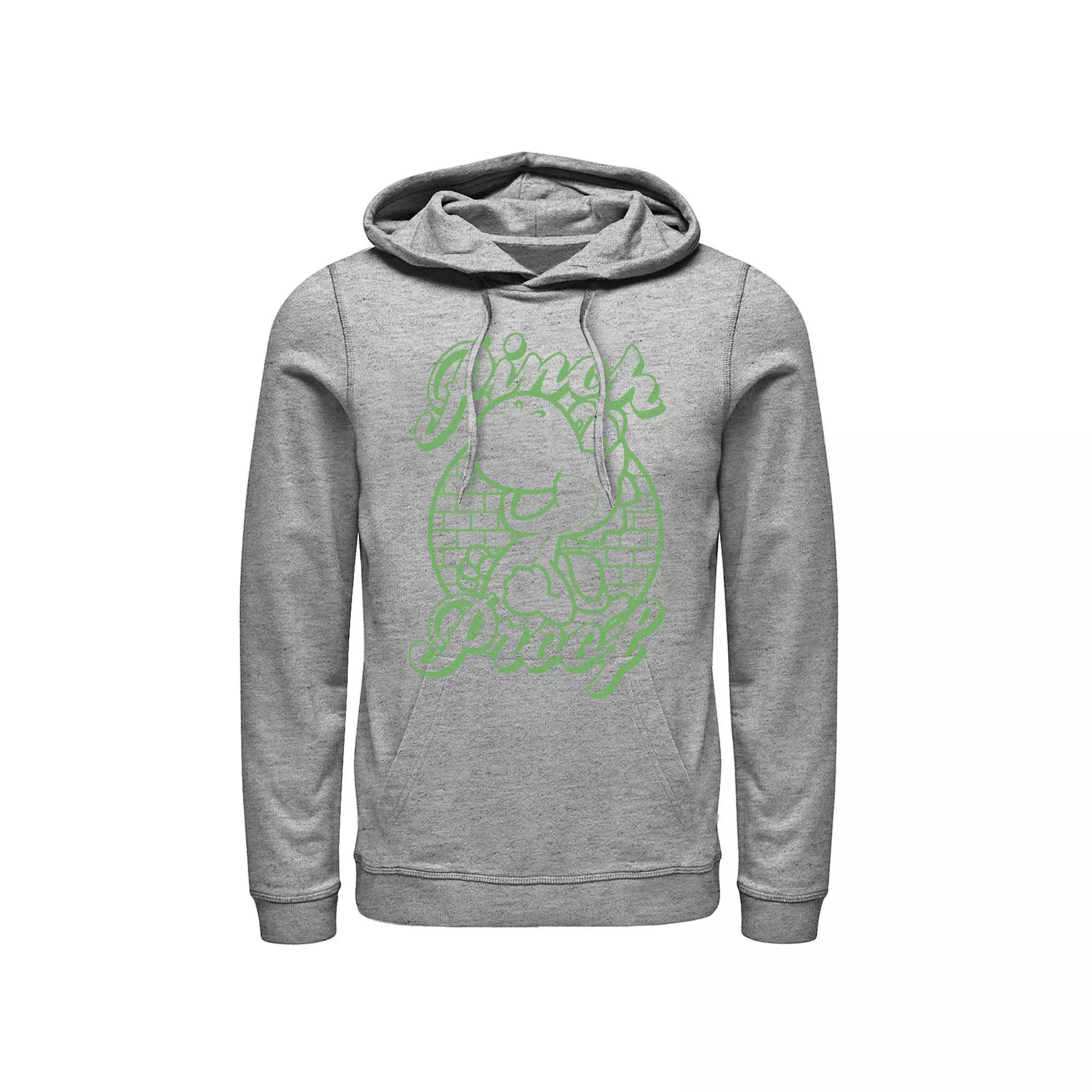 Men's Star Wars The Mandalorian Grogu May The Force Be With You Hoodie, Size: Small, Athletic Grey Product Image