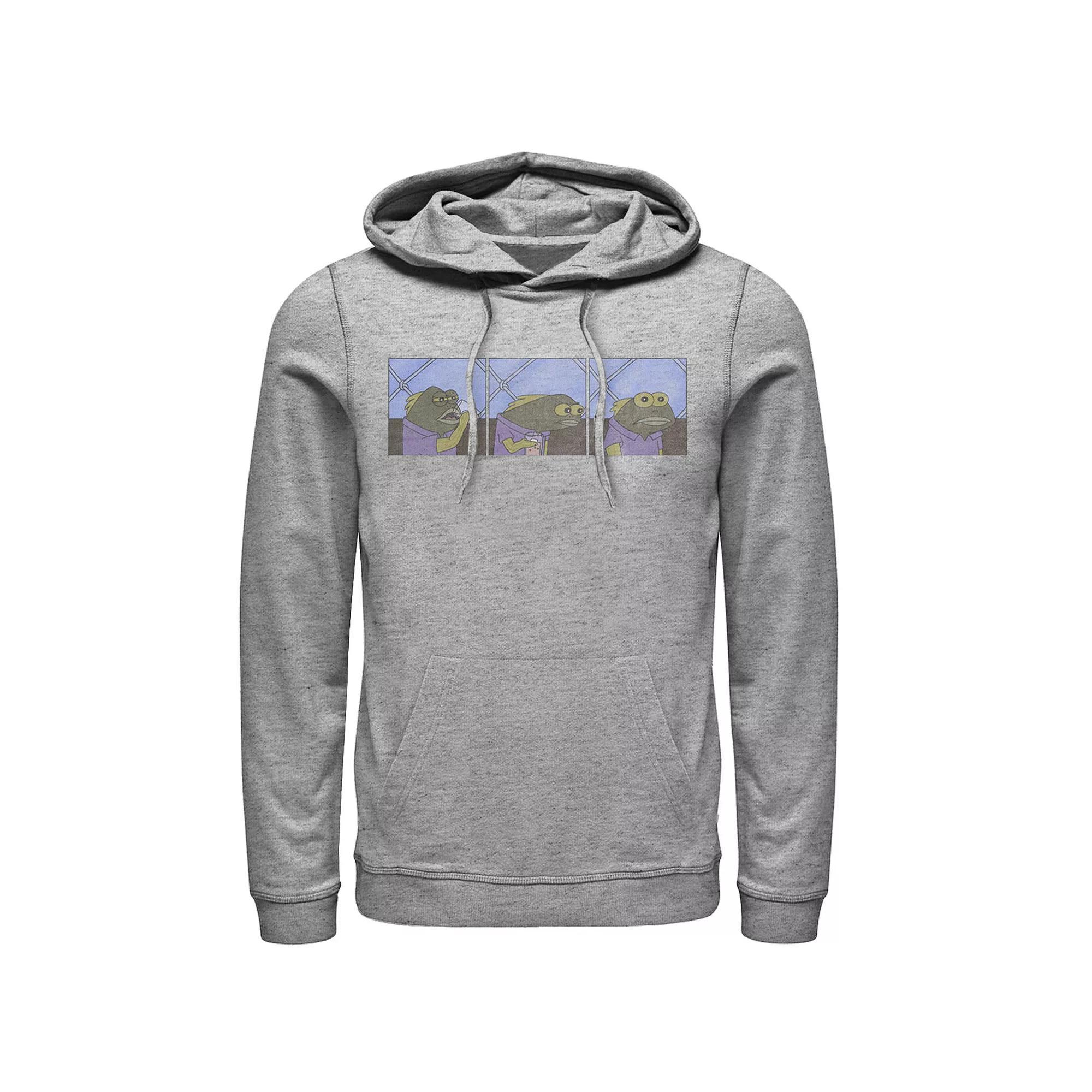 Men's Outer Banks Sunset Waves Logo Hoodie, Boy's, Size: XXL, Athletic Grey Product Image