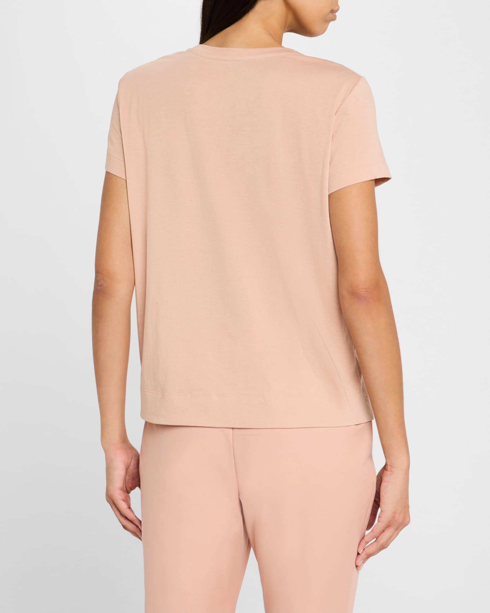 Modern Short-Sleeve Cotton Jersey Tee Product Image