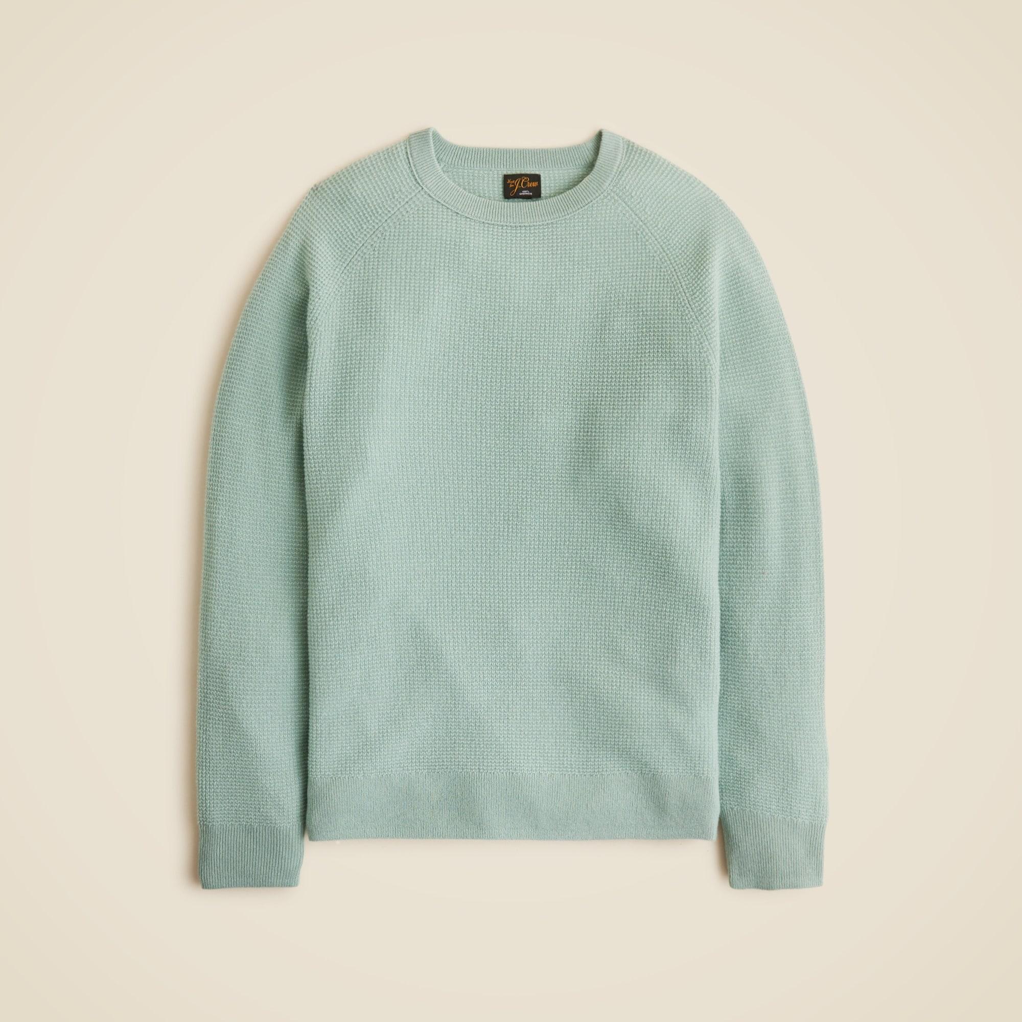 Cashmere waffle sweater Product Image