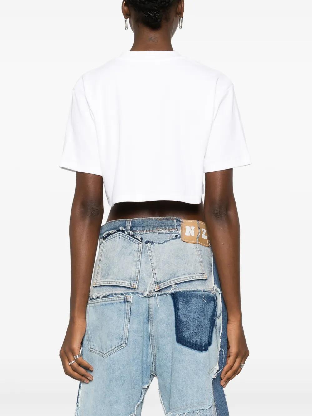 Off-Stamp cropped T-shirt Product Image