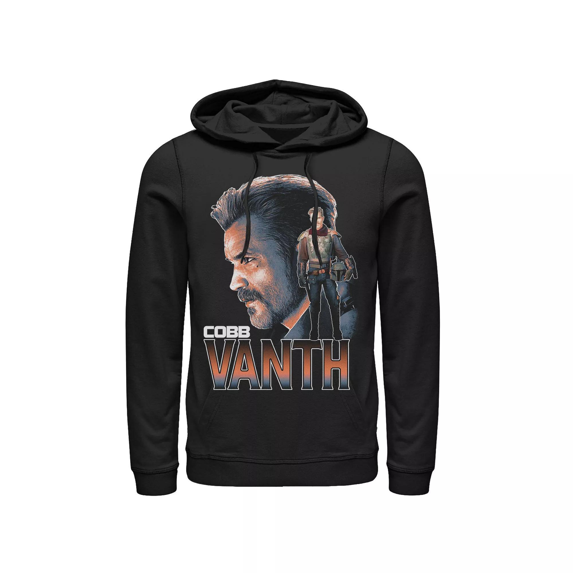 Men's Star Wars The Mandalorian Circle Portraits Hoodie, Size: Medium, Black Product Image