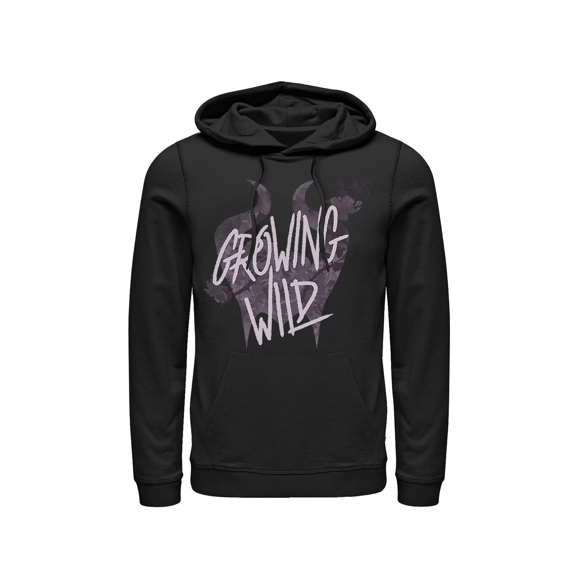 Disney's Maleficent Growing Wild Men's Hoodie, Size: Medium, Black Product Image