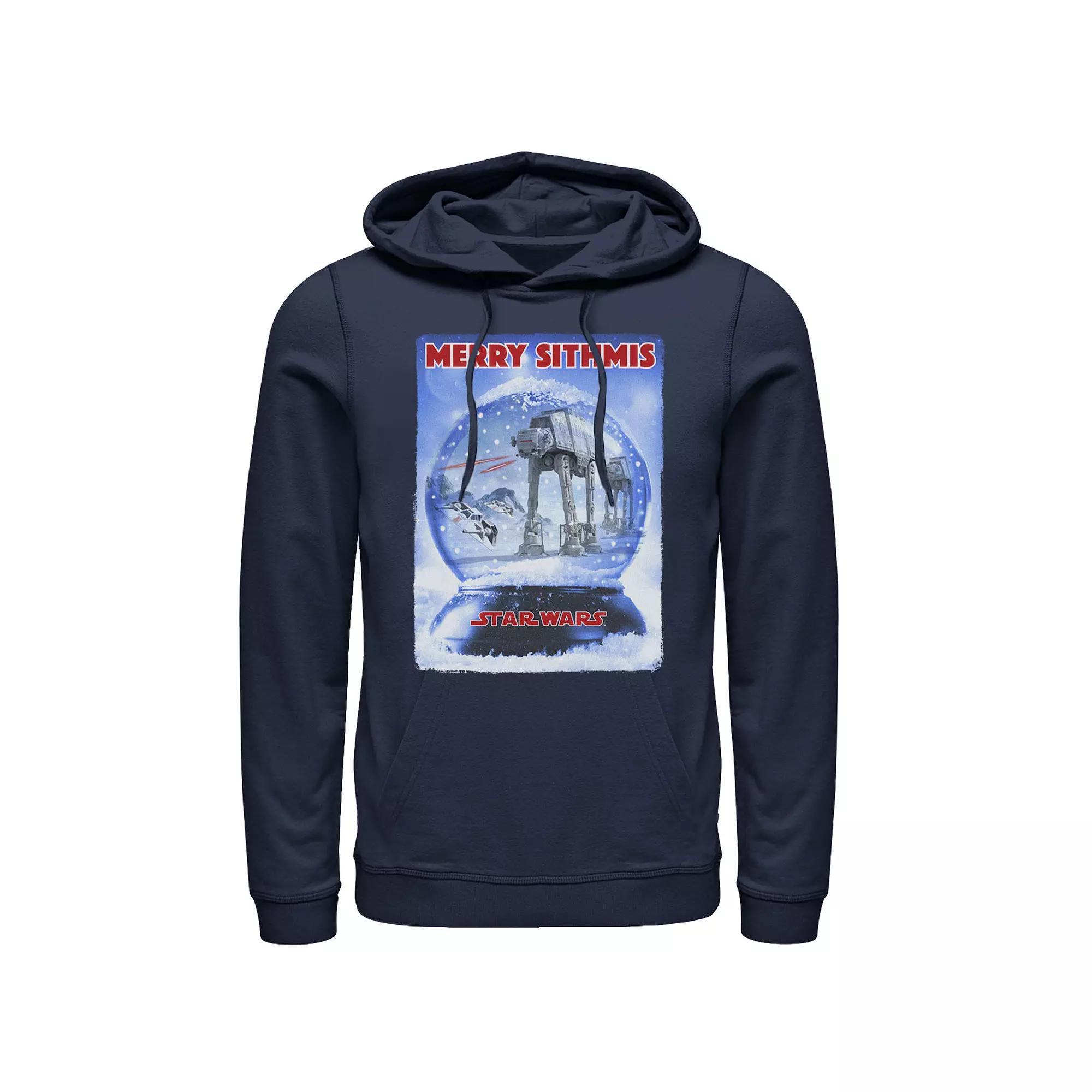 Mens Nickelodeon SpongeBob SquarePants Im Ready For Santa Ugly Christmas Graphic Hoodie Grey Heather Product Image
