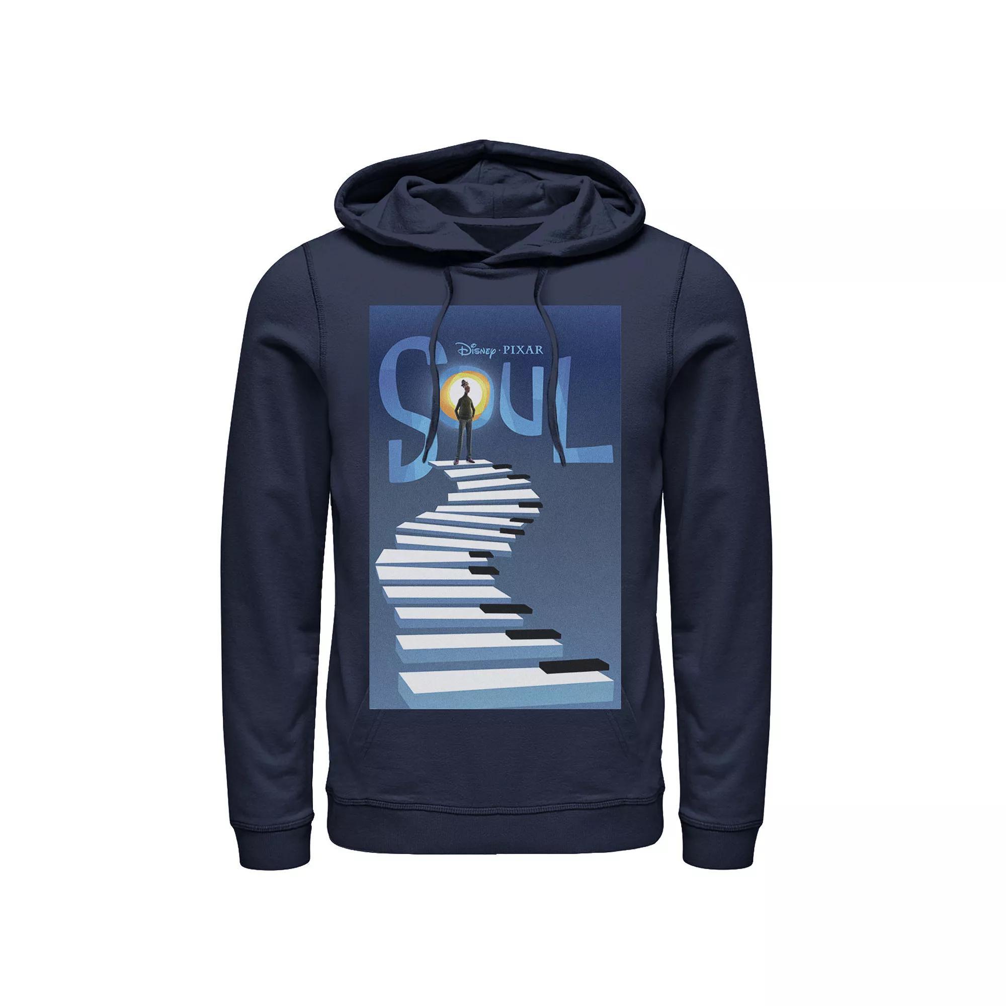 Disney / Pixar's Soul Men's Poster Hoodie, Size: XL, Blue Product Image