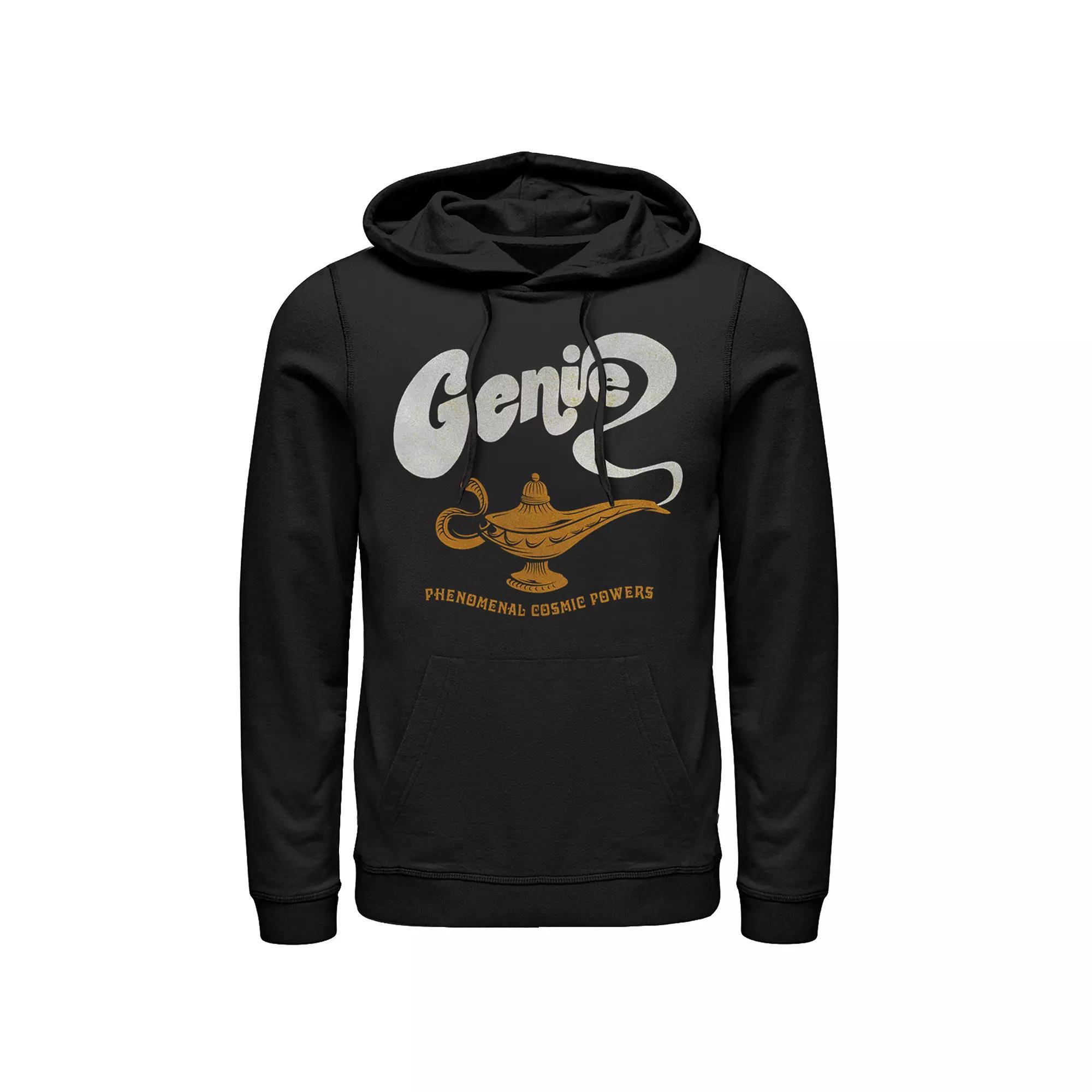 Disney's Aladdin Men's Genie Lamp Graphic Hoodie, Size: XXL, Black Product Image