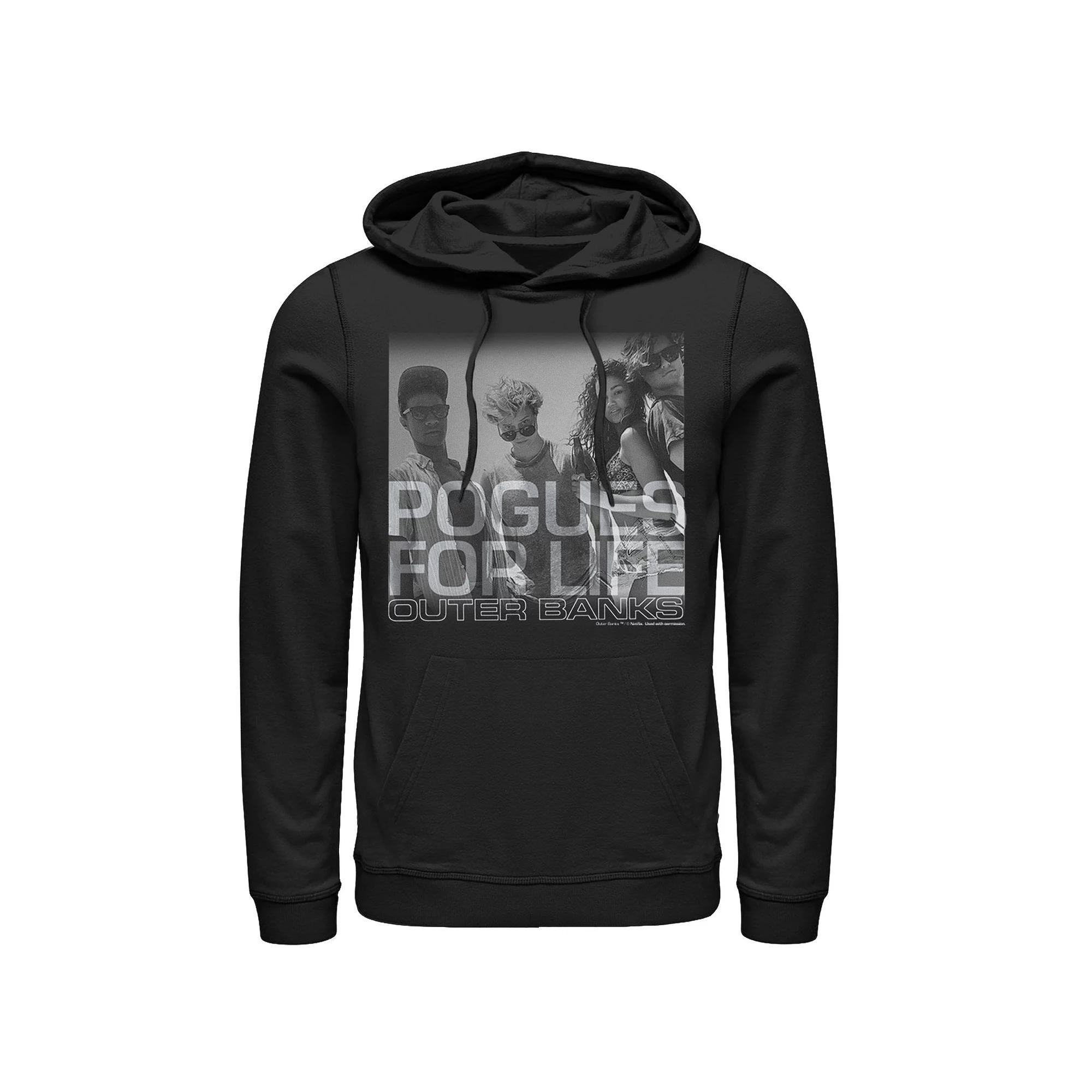Men's Marvel Captain Marvel White Logo Large Pullover Hoodie, Size: Small, Grey Heather Product Image