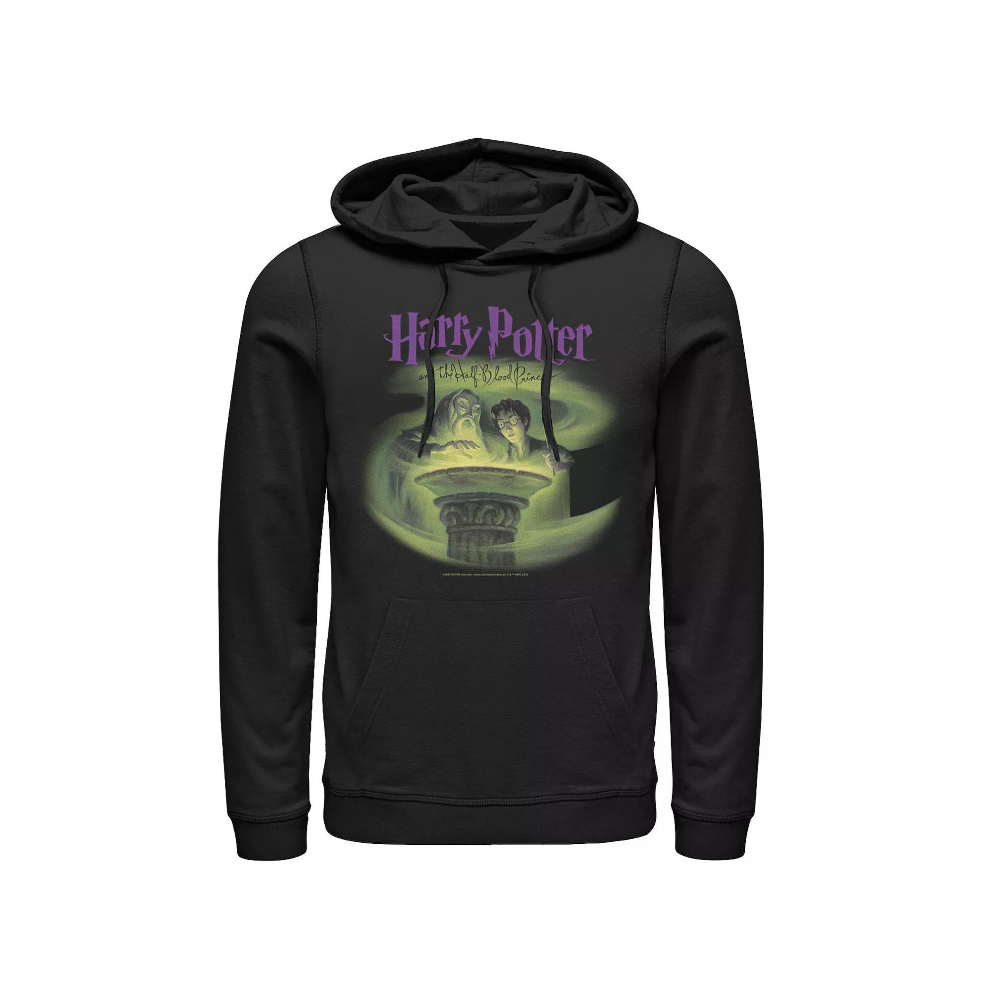 Men's Harry Potter Prince Cover Poster Hoodie, Size: Medium, Black Product Image
