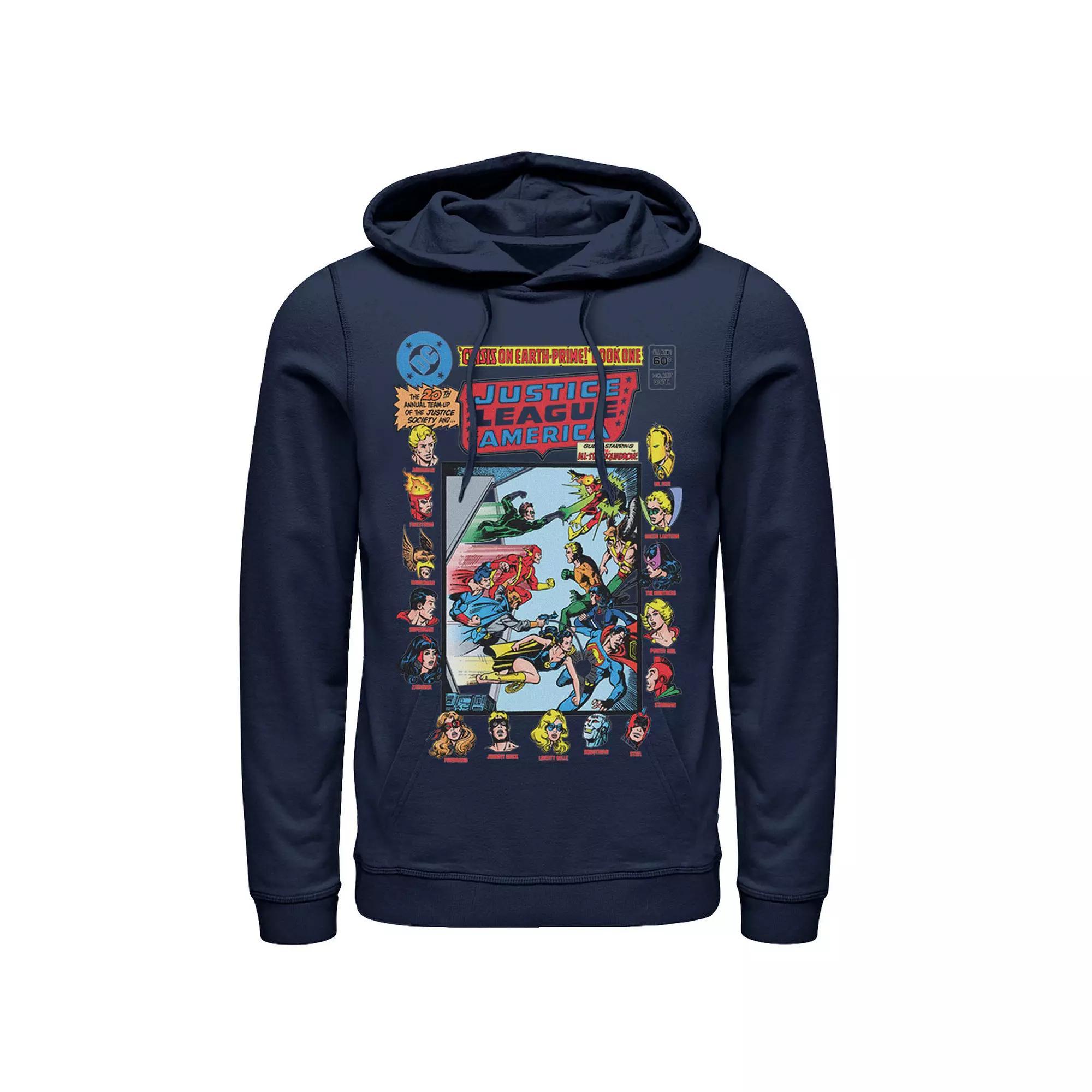 Men's Marvel Fantastic Four Members And Villains Periodic Table Hoodie, Size: 3XL, Blue Product Image