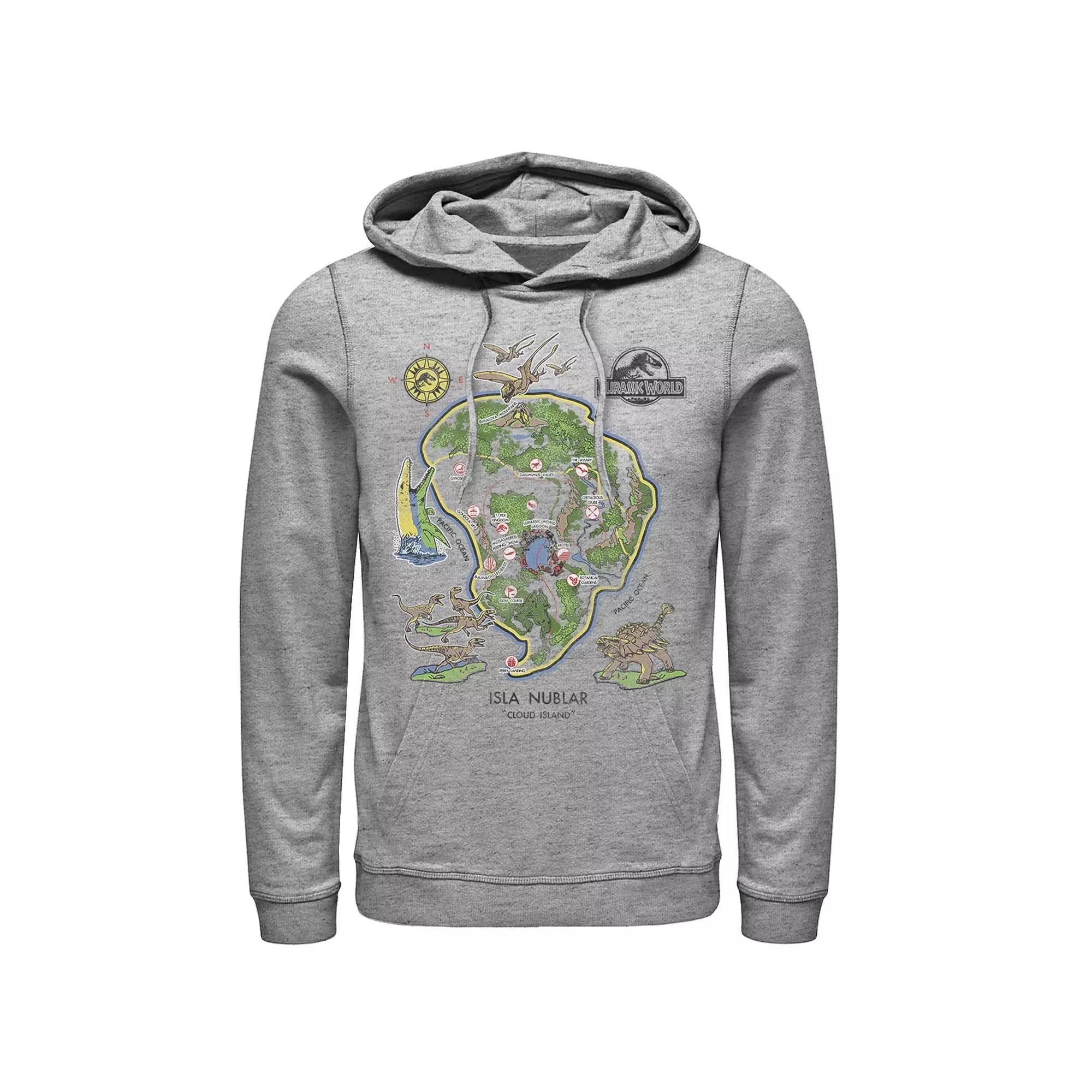 Men's Jurassic Park T-Rex I Do What I Want Graphic Pullover Hoodie, Size: XXL, Blue Product Image