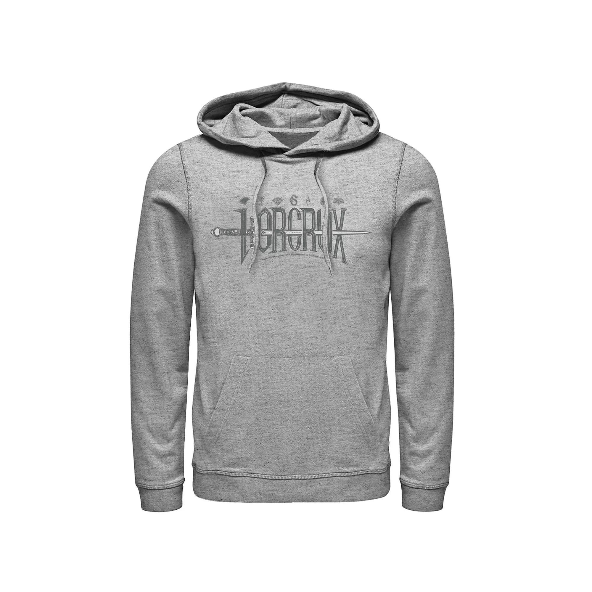 Men's Harry Potter Seven Horcrux Symbols Hoodie, Size: Small, Athletic Grey Product Image