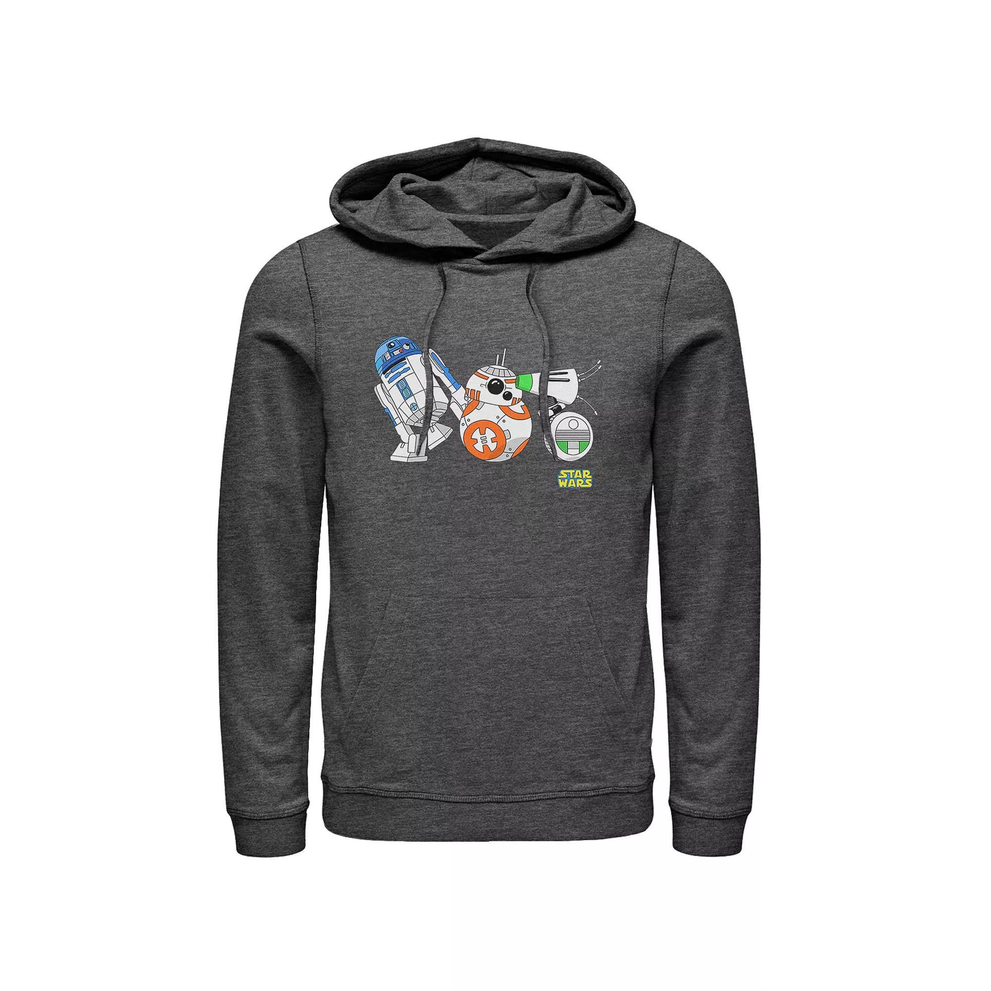 Men's Looney Tunes Group Retro Line Up Hoodie, Size: XXL, Black Product Image
