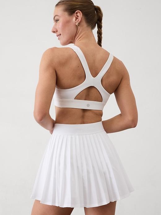 Match Point High Rise Pleated Lasercut 13 1/2" Skort Product Image