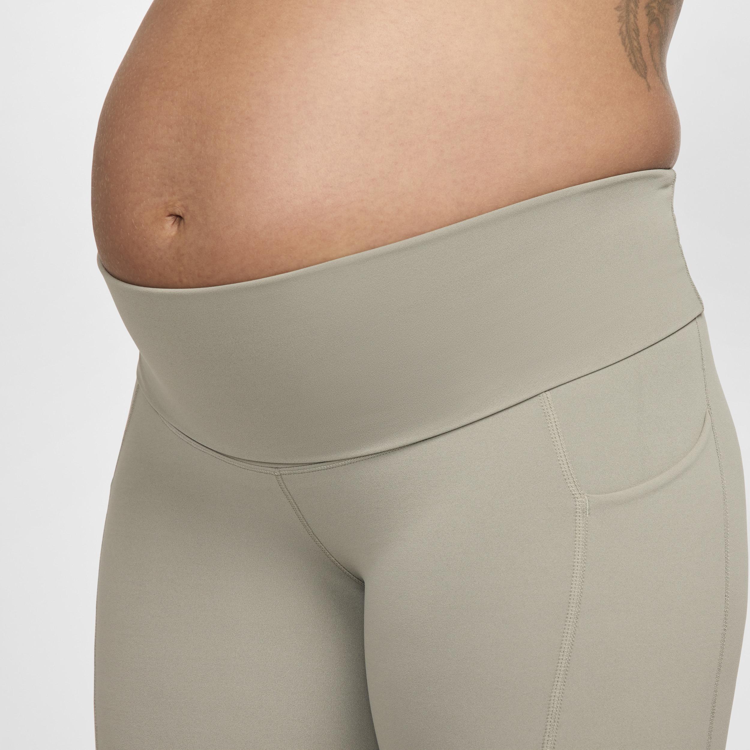 Nike Womens Zenvy (M) Gentle-Support High-Waisted 7/8 Leggings with Pockets (Maternity) Product Image
