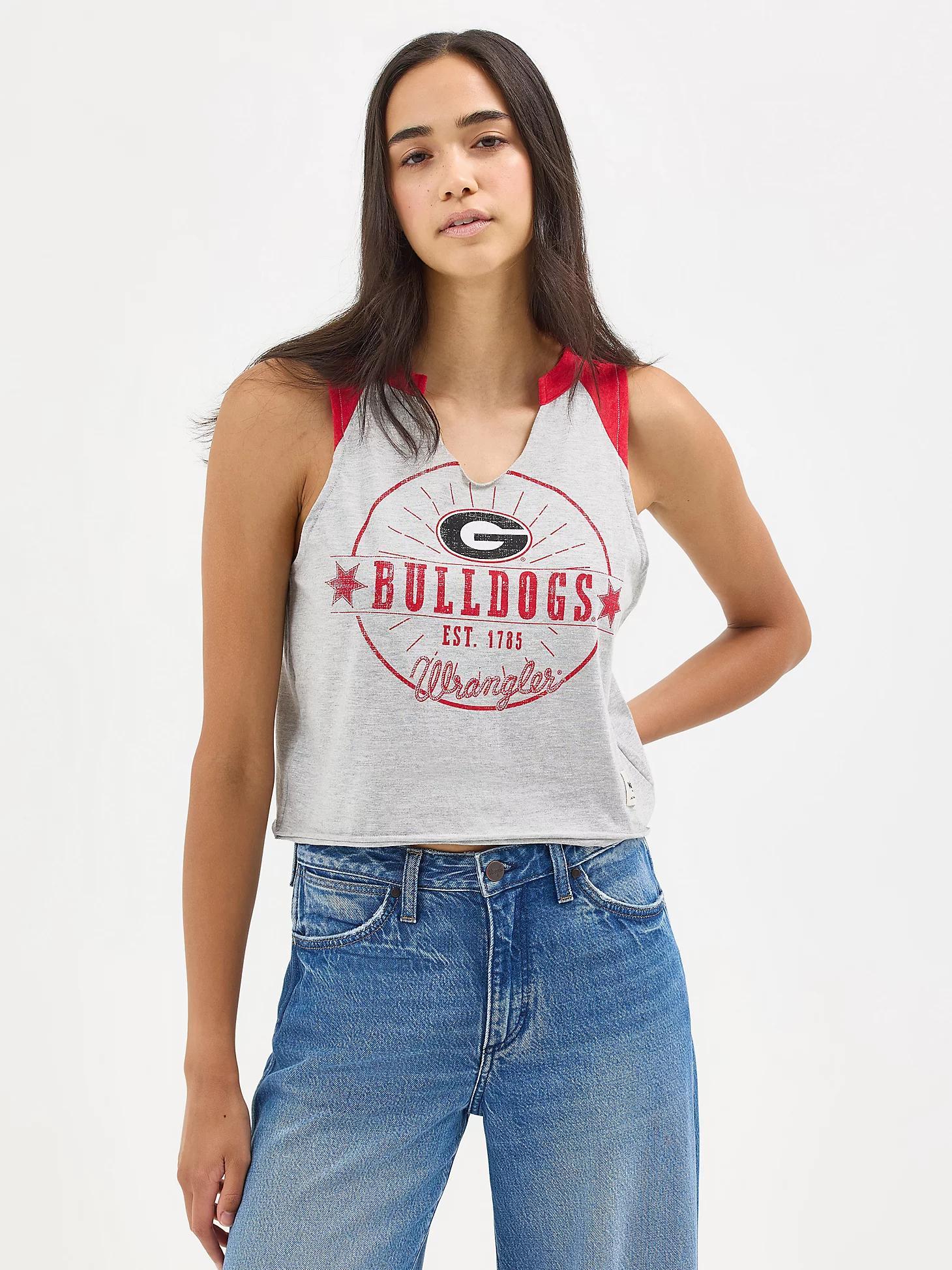 Women's Wrangler Collegiate Vintage Muscle Tee | Women's TOPS | Wrangler® Product Image