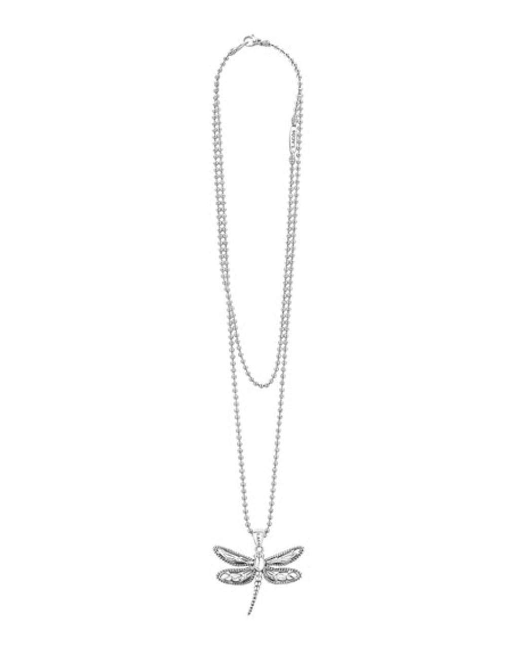 LAGOS Sterling Silver Rare Wonders Dragonfly Pendant Necklace, 34 Product Image