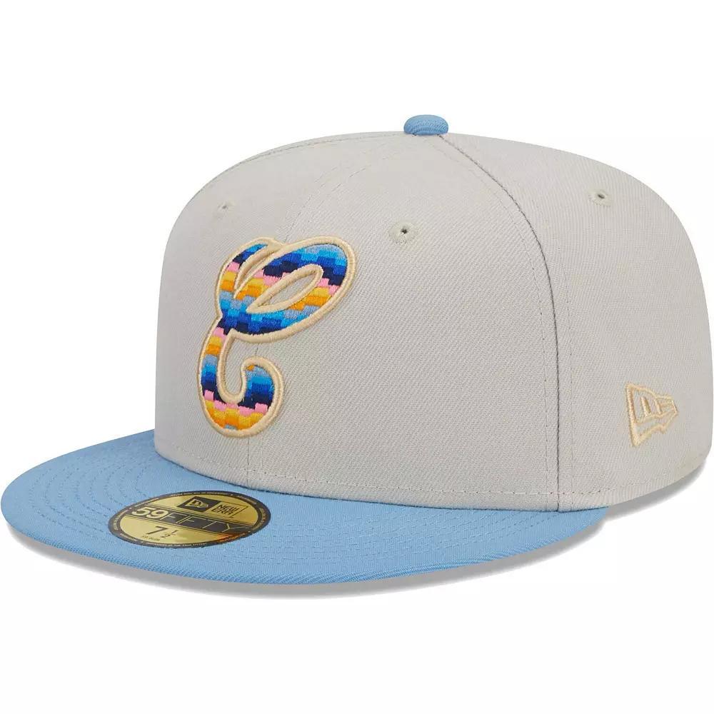 Men's New Era Natural Chicago White Sox Beach Front 59FIFTY Fitted Hat, Size: 8, Beige Product Image