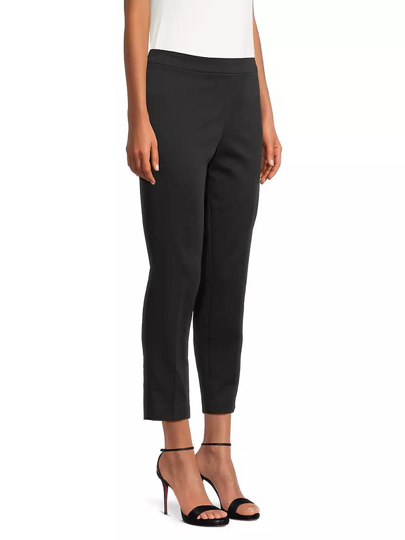 Cotton-Blend Chino Crop Pants Product Image