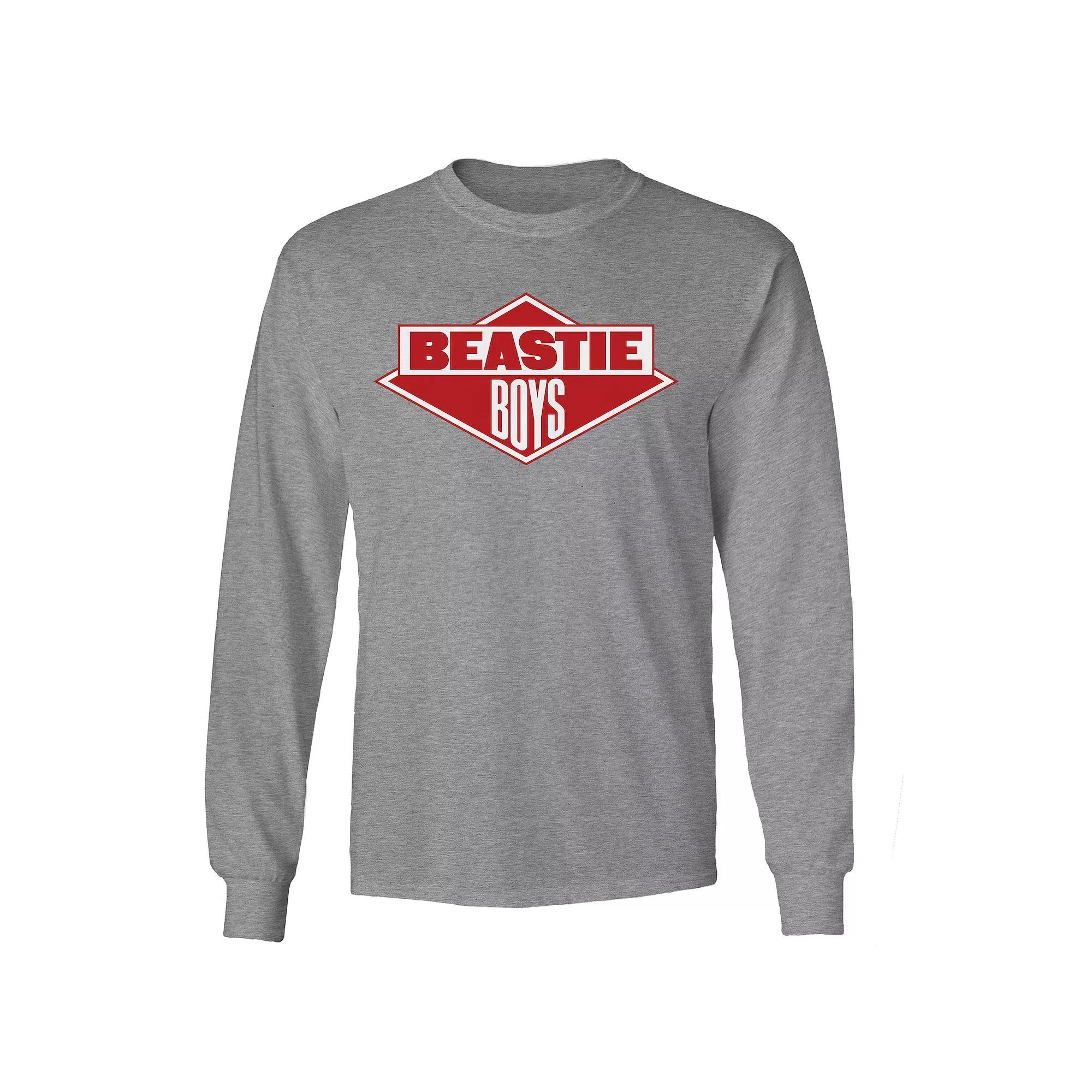 Men's Beastie Boys Logo Long Sleeve Tee, Size: Small, Grey Heather Product Image