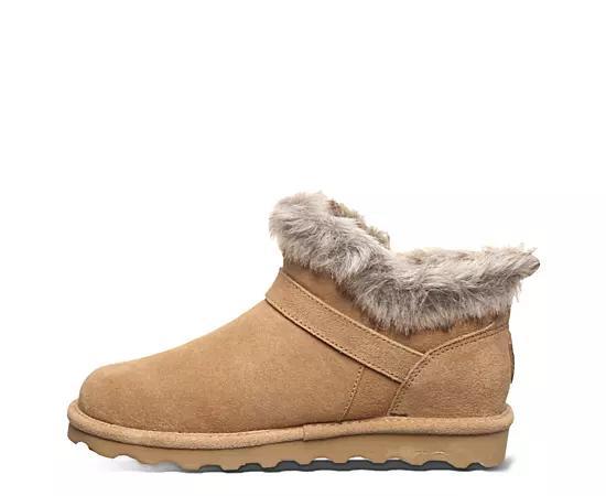 Bearpaw Jasmine Faux Fur Women's Short Boots, Size: 9, Black Ii Product Image