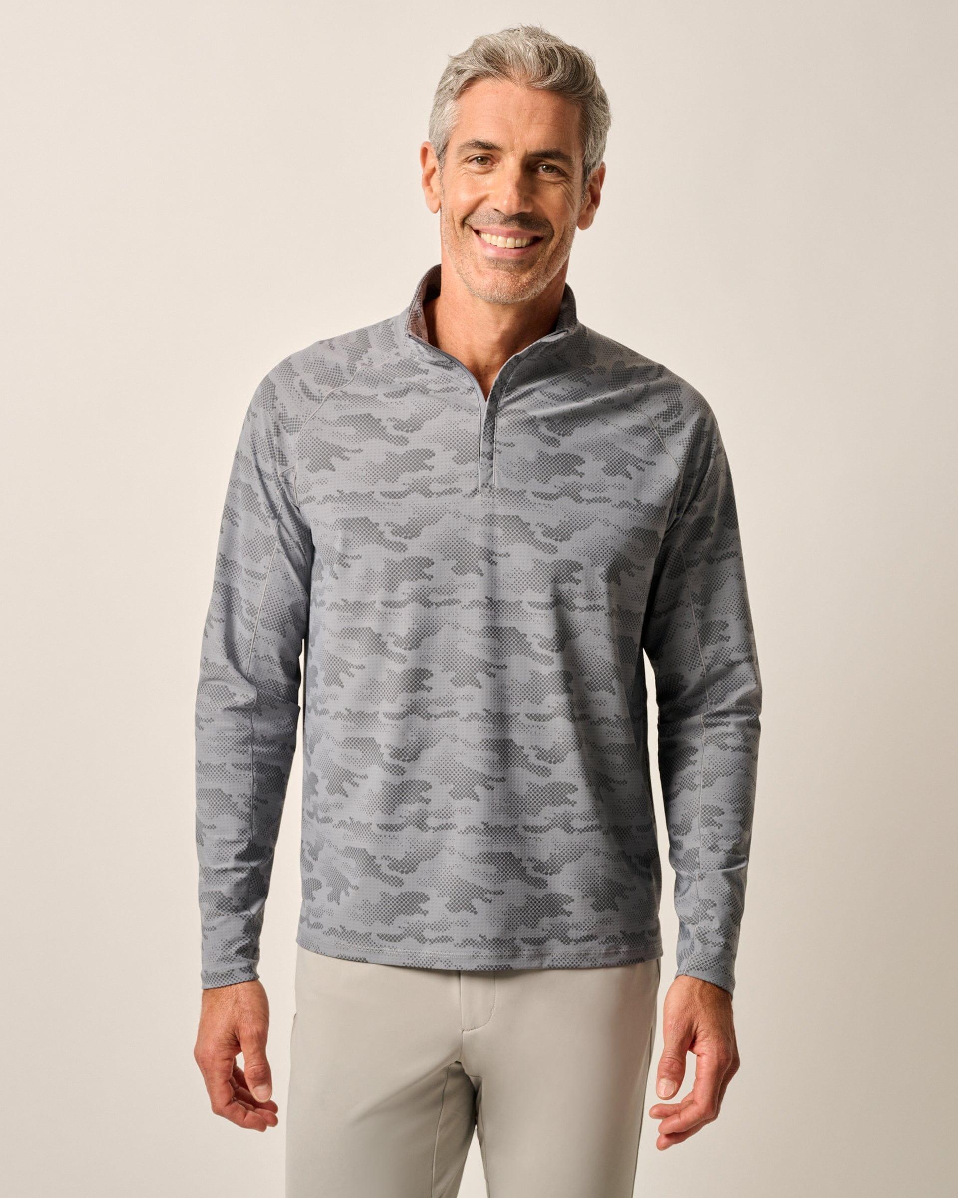 Talbert Camo Performance 1/4 Zip Waffle Pullover Male Product Image