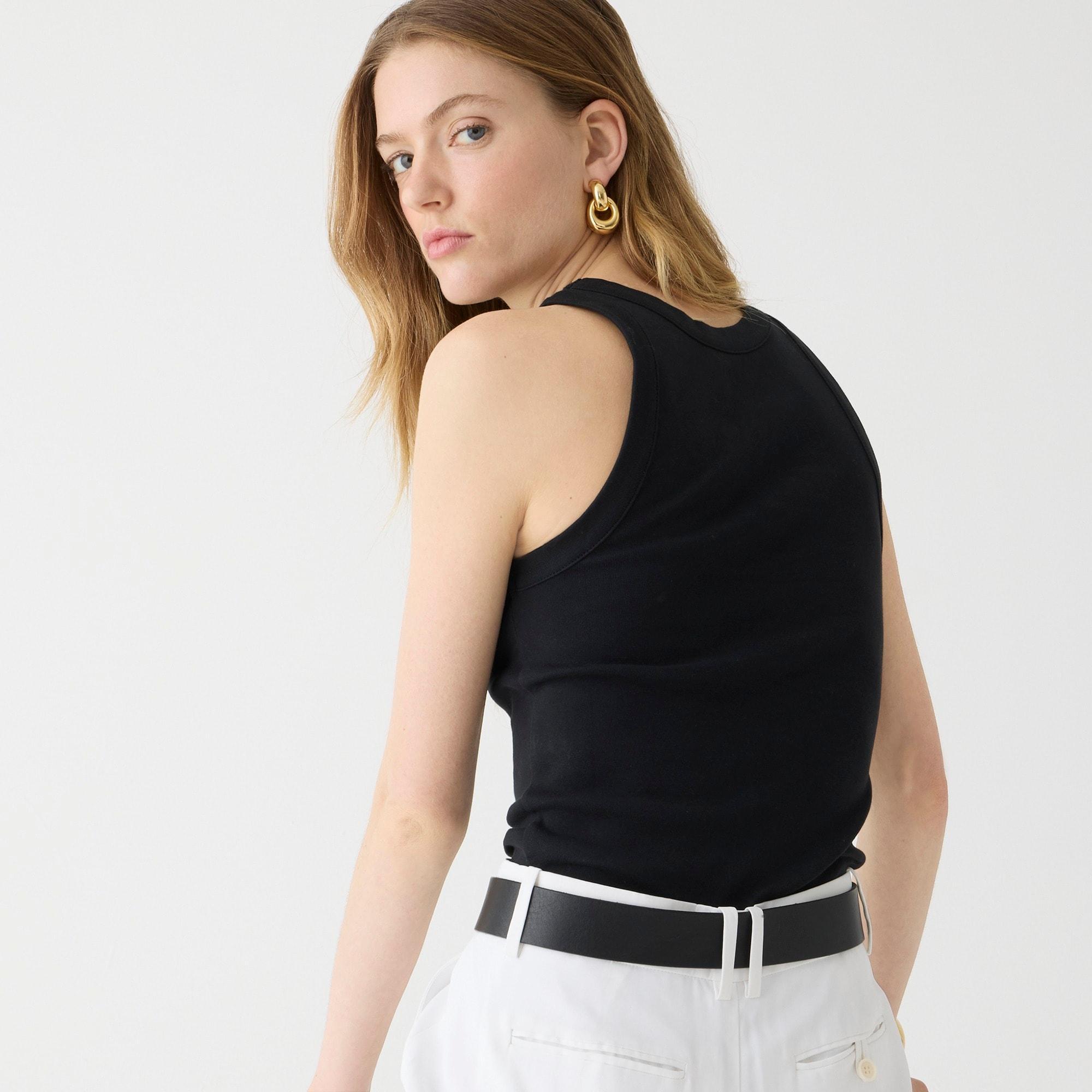 Perfect-fit high-neck tank top Product Image