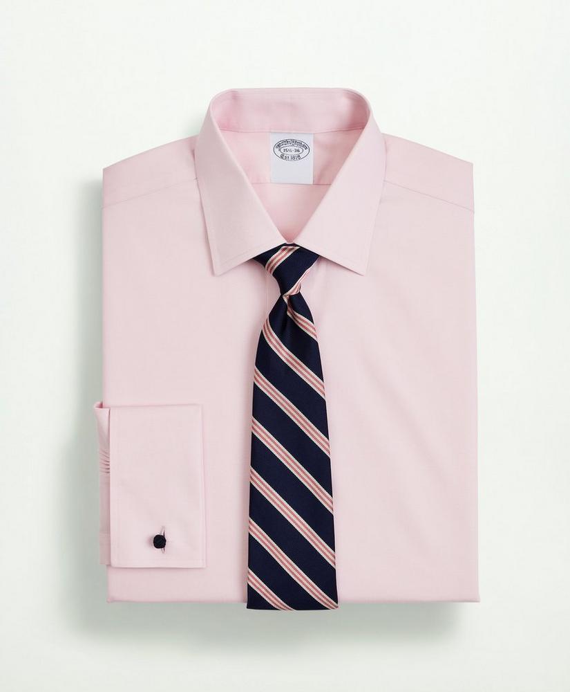Stretch Supima® Cotton Non-Iron Pinpoint Oxford Ainsley Collar Dress Shirt Product Image