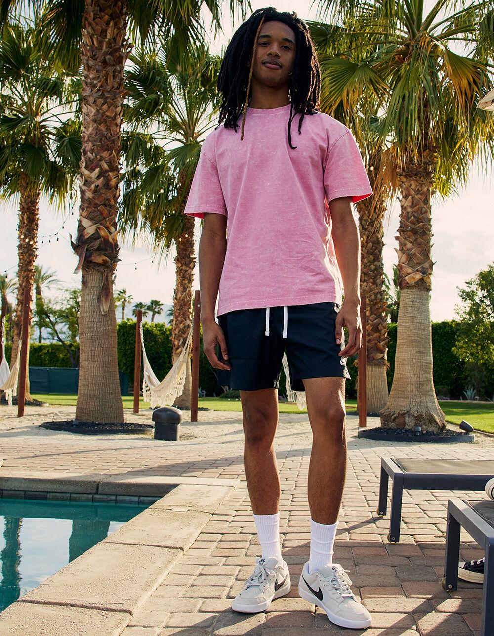 NIKE Essentials Flow Nylon Mens Shorts - NAVY Product Image