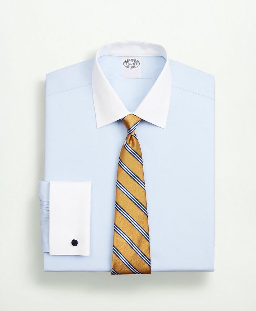 Stretch Supima® Cotton Non-Iron Pinpoint Oxford Ainsley Collar Dress Shirt Product Image