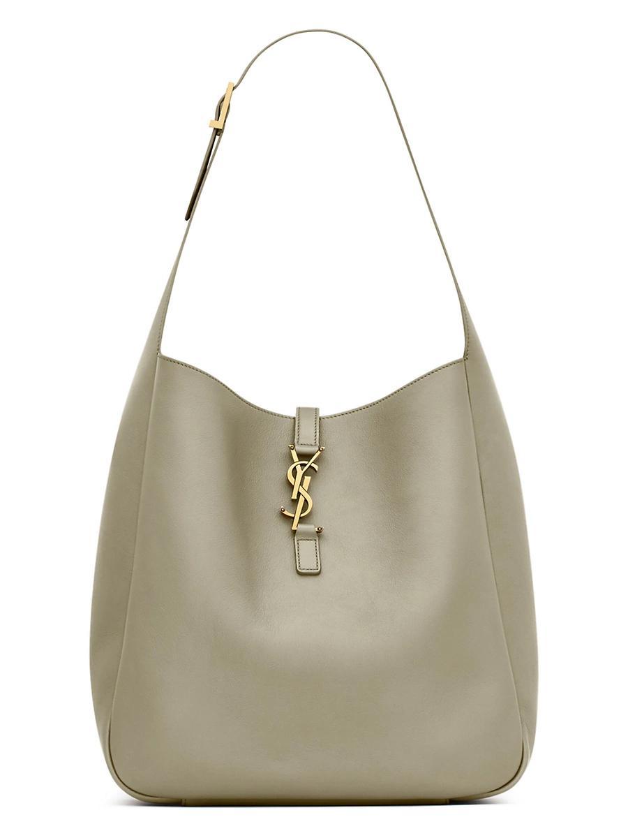 Womens Le 5  7 Supple Large Shoulder Bag in Smooth Leather Product Image