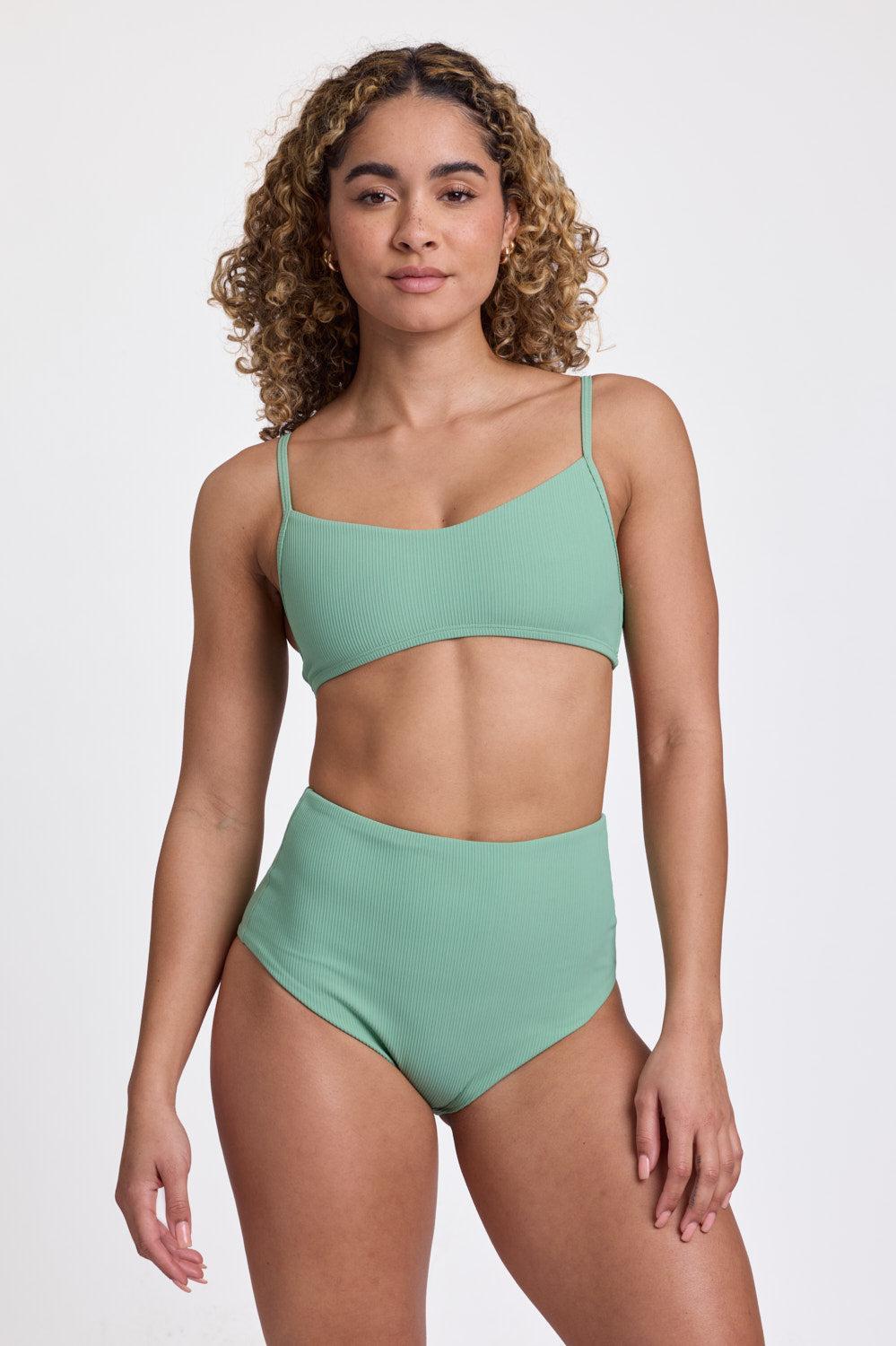 Eryn Ribbed Bikini Top Product Image