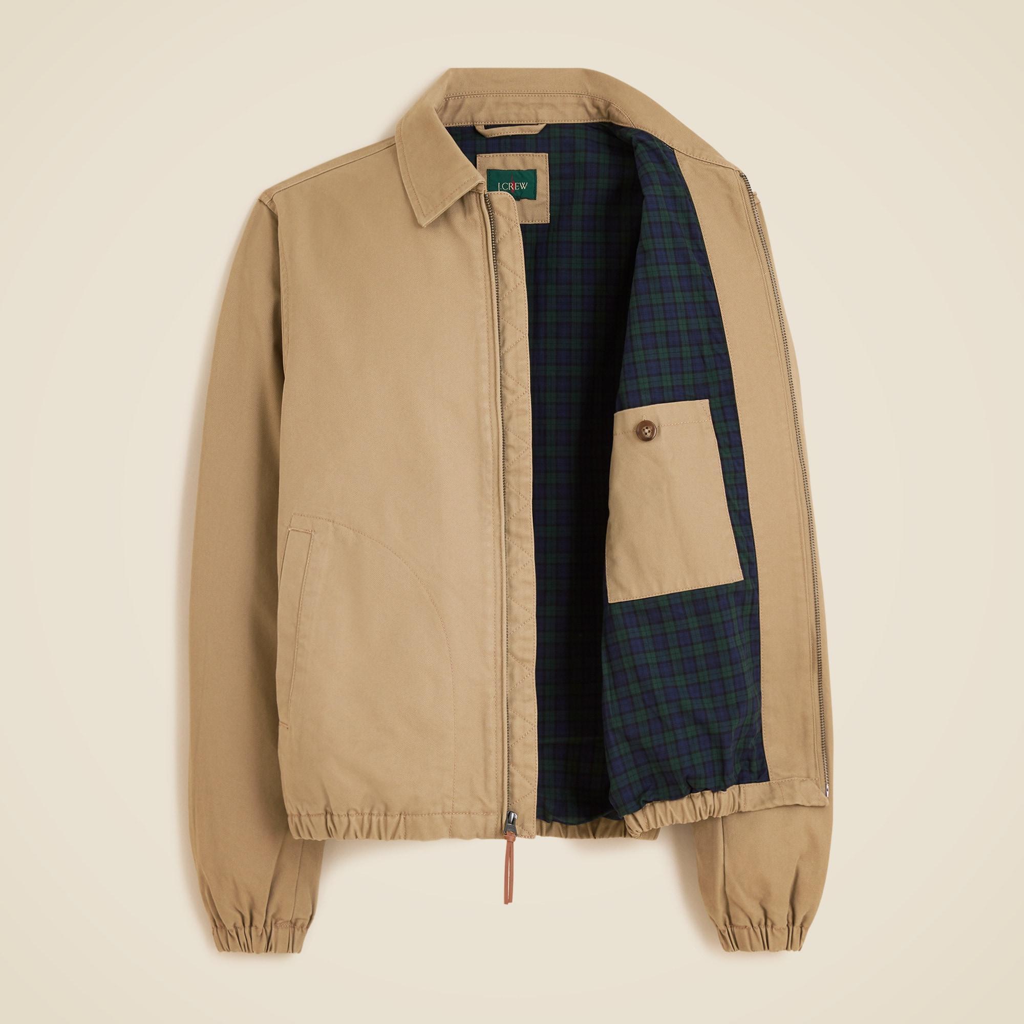 Harrington jacket in cotton twill Product Image