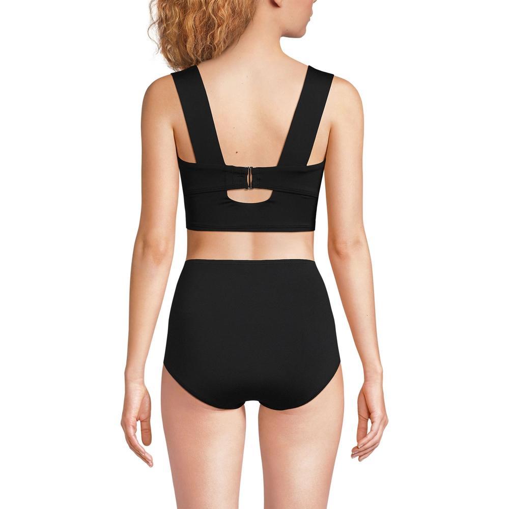 Lands' End Women's Square Neck Midkini Swimsuit Top Product Image