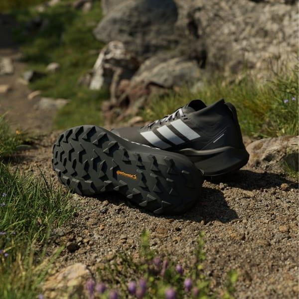 adidas Terrex Agravic GORE-TEX Trail Running Shoes Silver Green 9.5 Womens Product Image