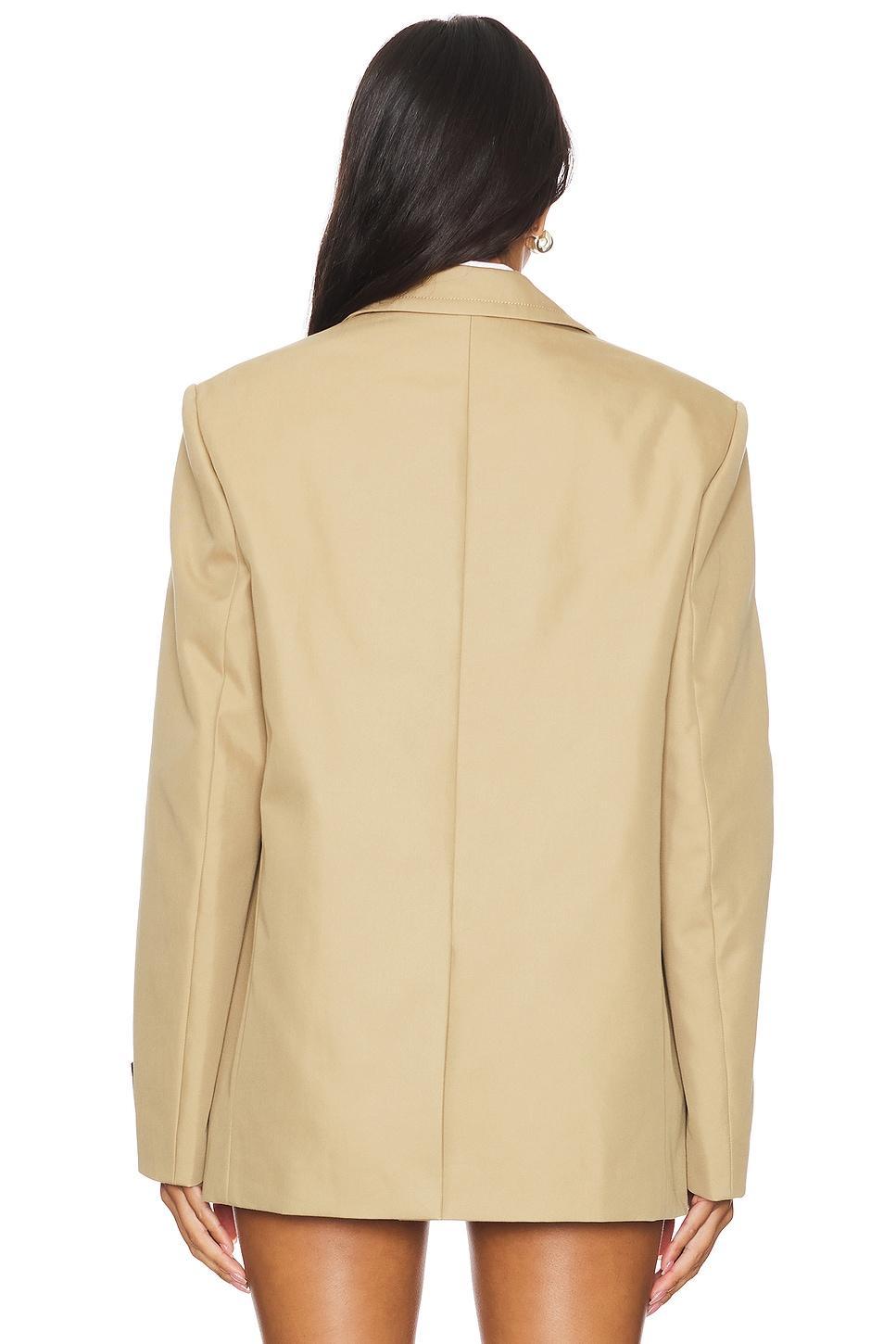 Prestyled Oversized Boxy Blazer W/ Poplin Dickie Product Image