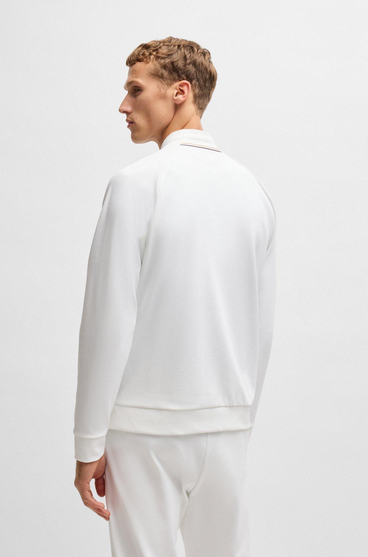 BOSS x Matteo Berrettini regular-fit sweatshirt in stretch gabardine Product Image