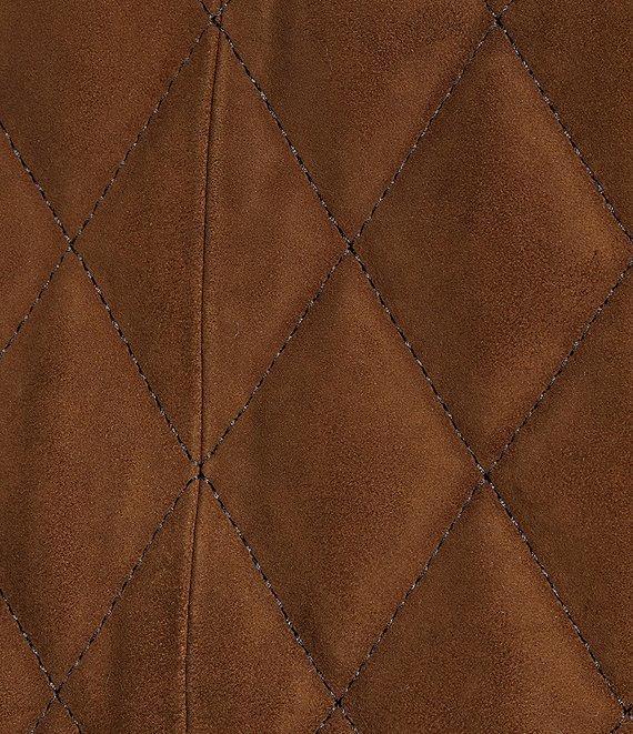 Cremieux Blue Label Quilted Suede Vest Product Image