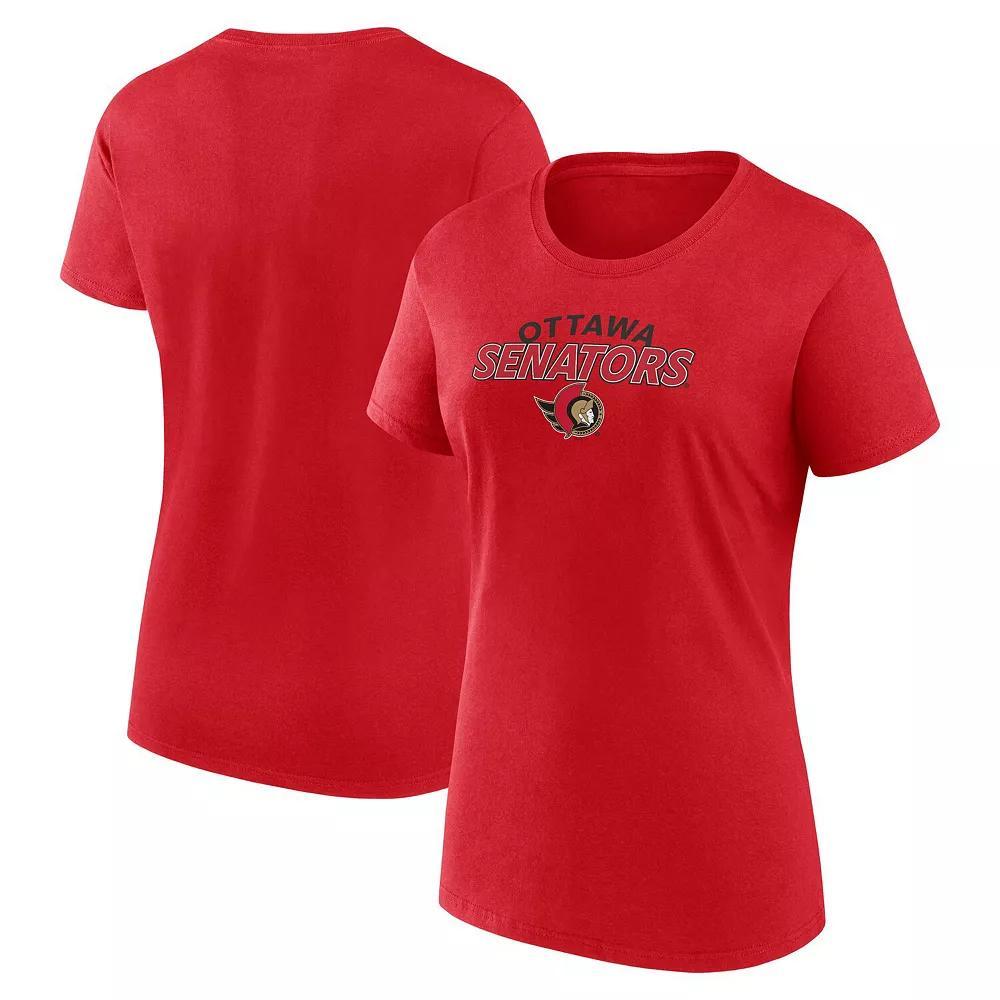 Women's Fanatics  Red Ottawa Senators Risk T-Shirt, Size: XL, Sen Red Product Image