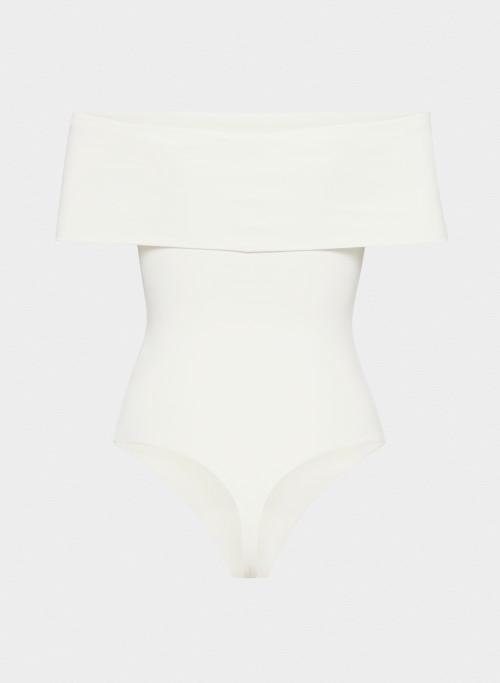 contour off-shoulder bodysuit Product Image