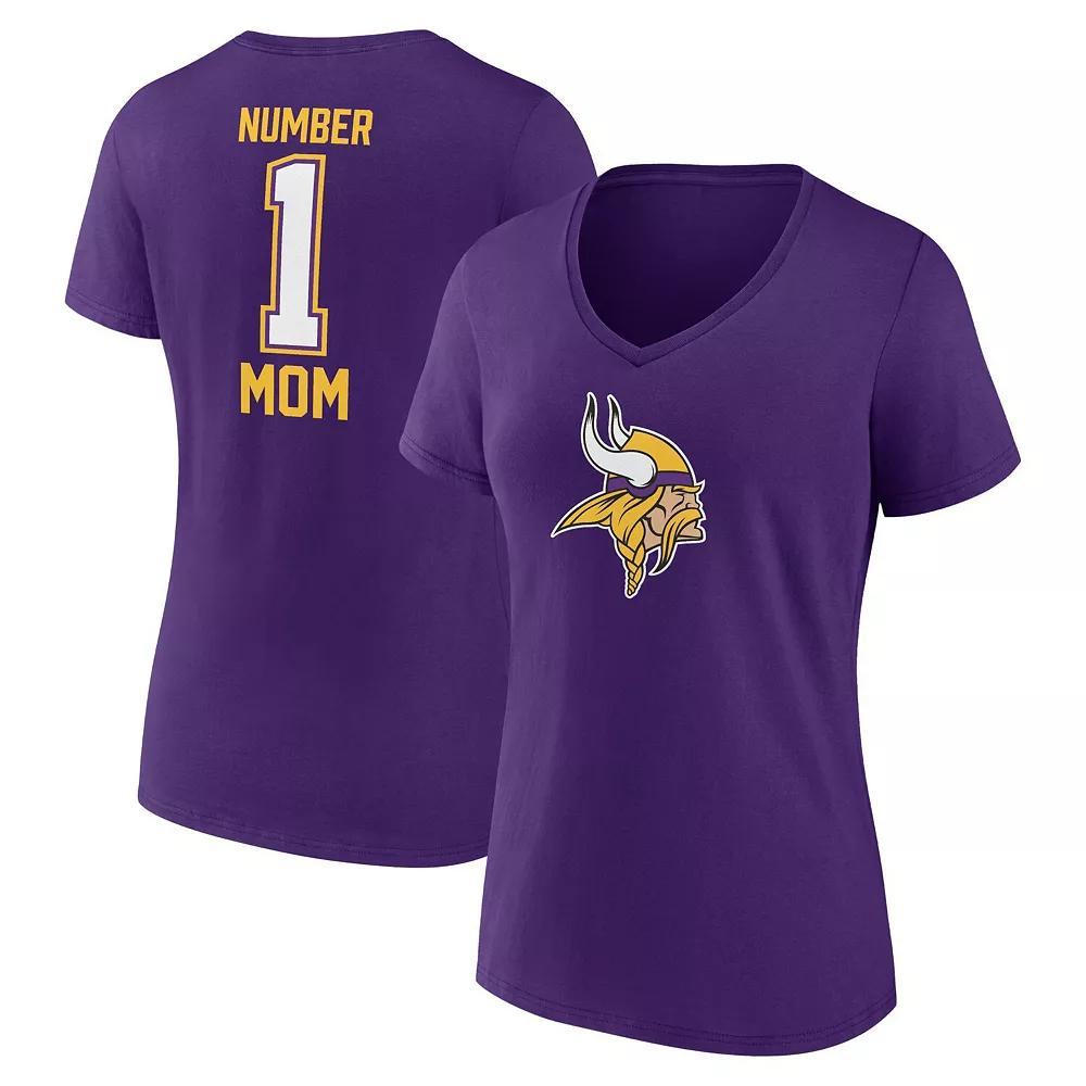 Womens Fanatics Branded Minnesota Vikings Mothers Day V-Neck T-Shirt Product Image