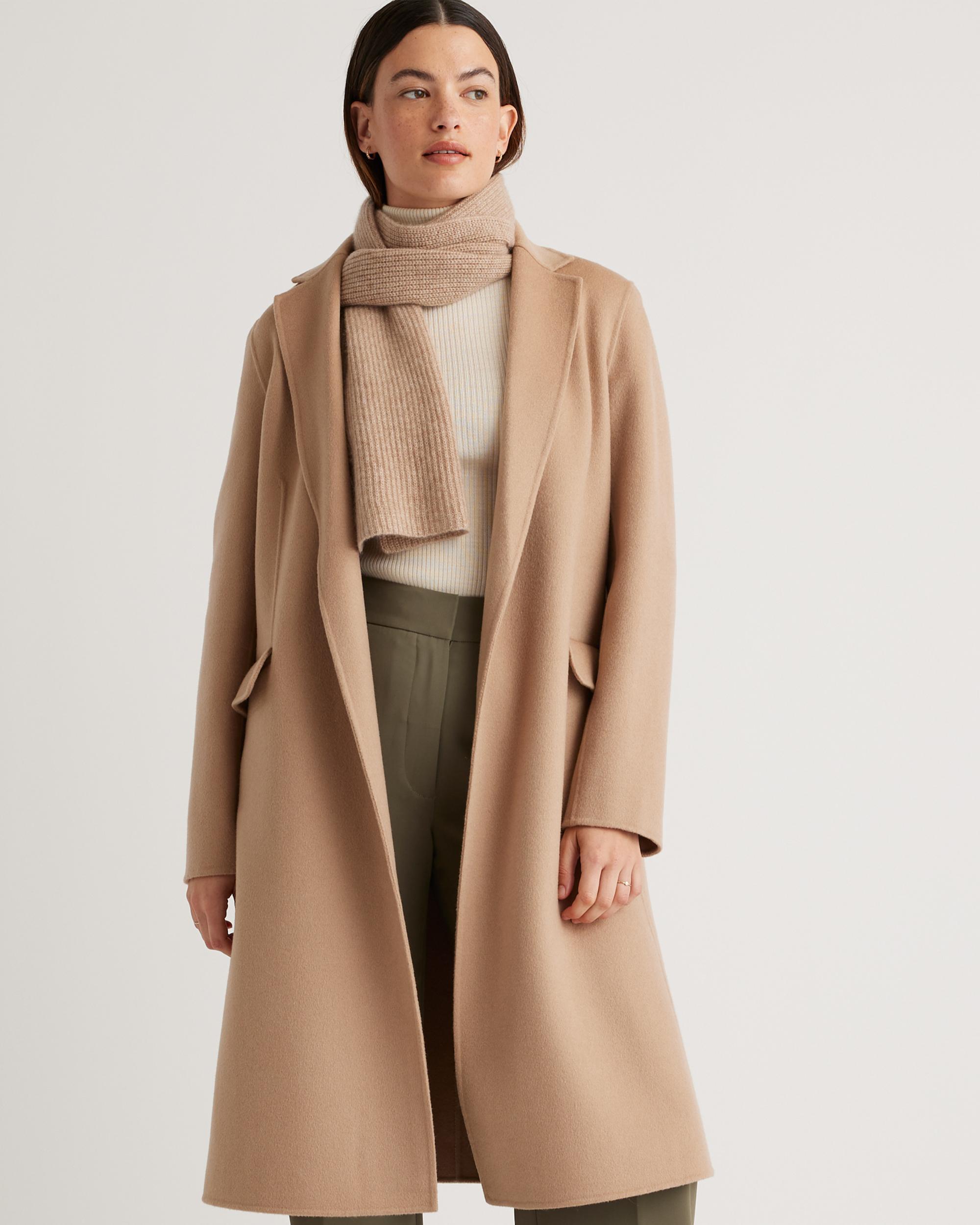 Quince | Women's 100% Mongolian Cashmere Double-Faced Wrap Coat Size XS Product Image