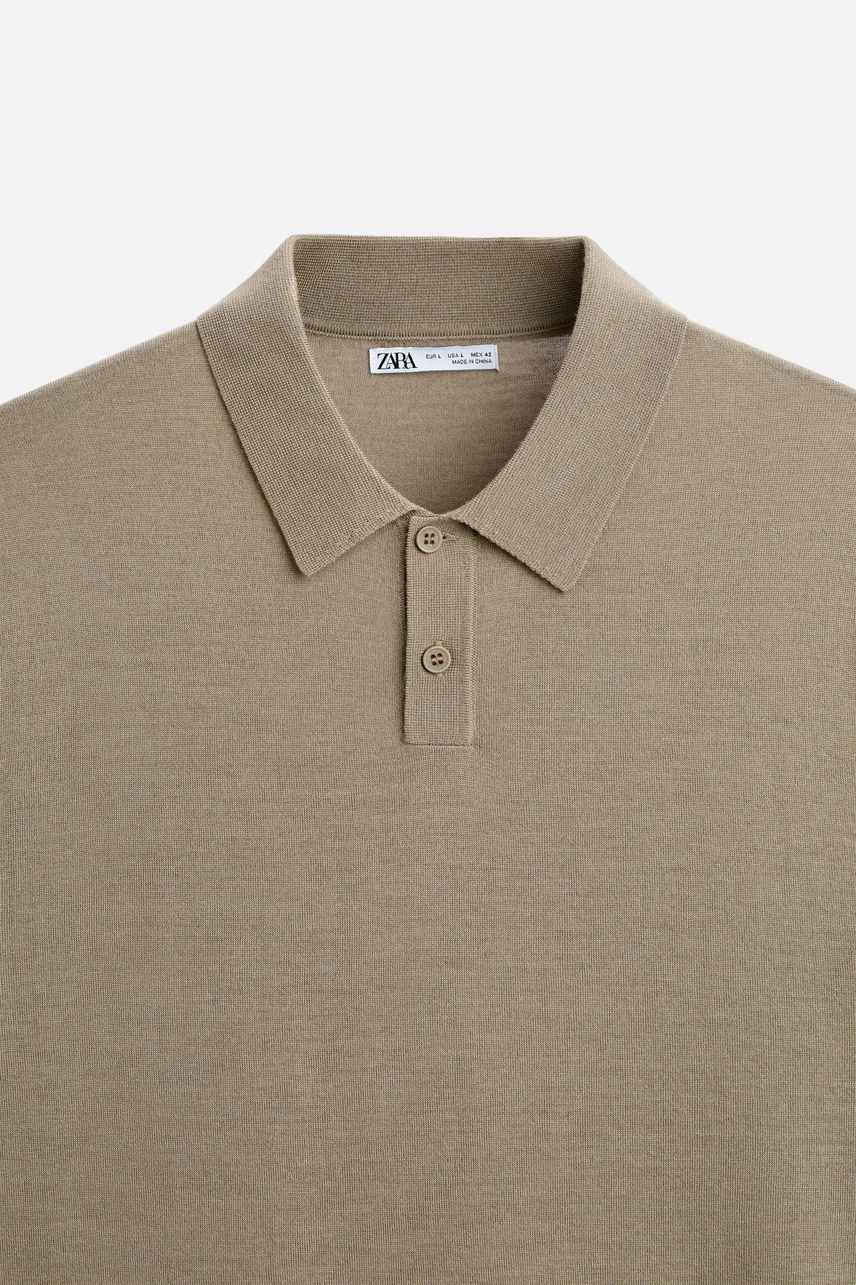100% WOOL POLO SHIRT Product Image
