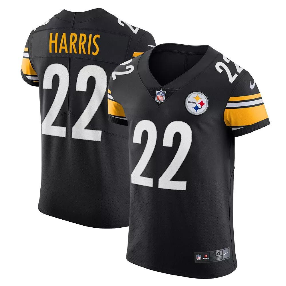 Men's Nike Najee Harris Black Pittsburgh Steelers Vapor Elite Jersey, Size: 40 Product Image