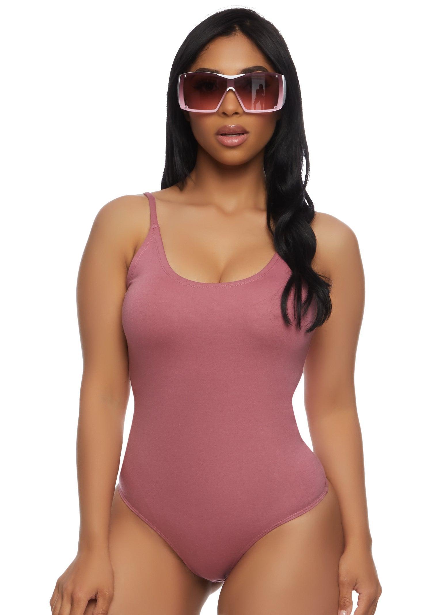 Womens Scoop Neck Cami Bodysuit Product Image