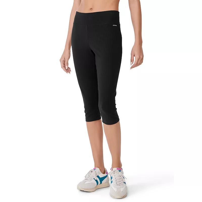 Jockey Sport® Judo Capri Leggings, Women's, Size: Small, Deep Black Product Image