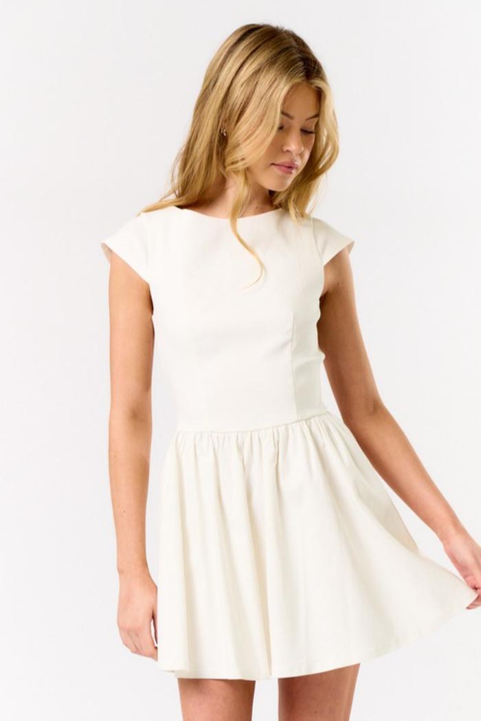Cap Sleeve Mini Dress Product Image