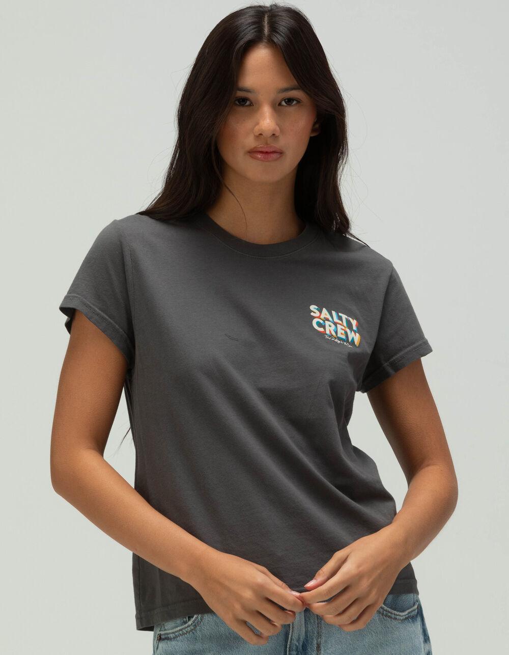SALTY CREW Jolly Womens Modern Tee - CHARCOAL Product Image