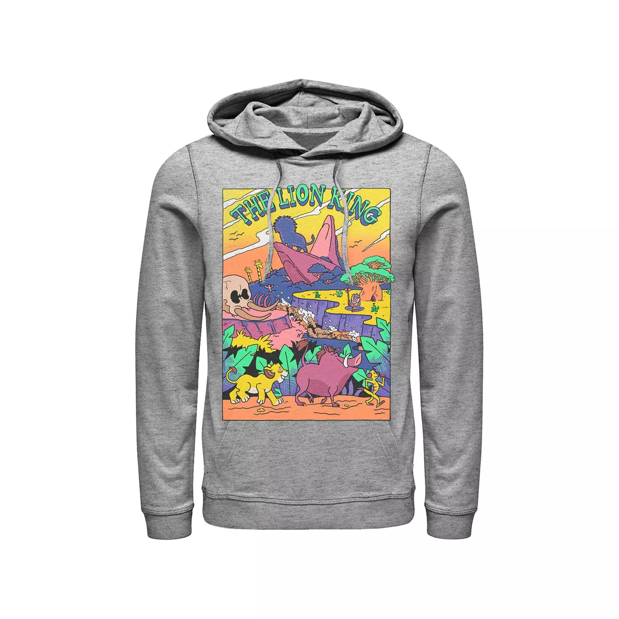 Disney's Lion King Men's Legend of Lion King Colorful Hoodie, Size: Small, Blue Product Image