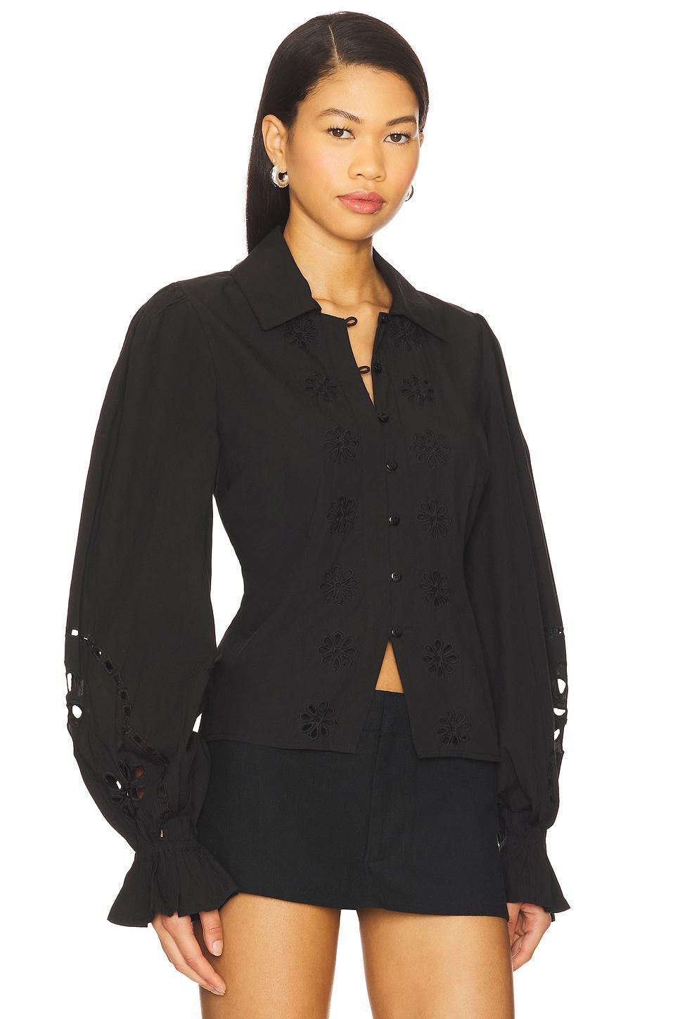 Tess Button Up Shirt Tularosa Product Image